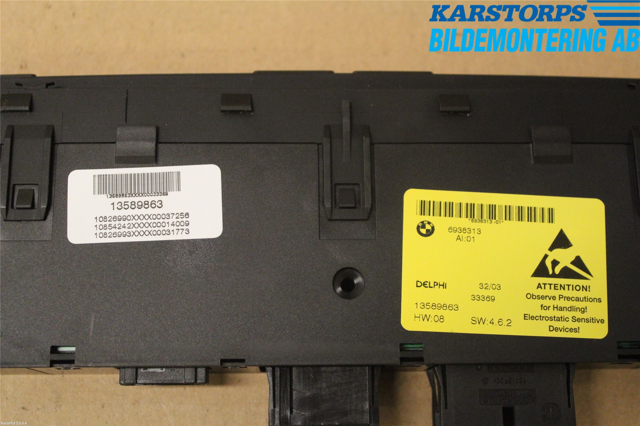 BMW 5 E60/61 Sed/Tou 02-10 Strömställare Multifunktion