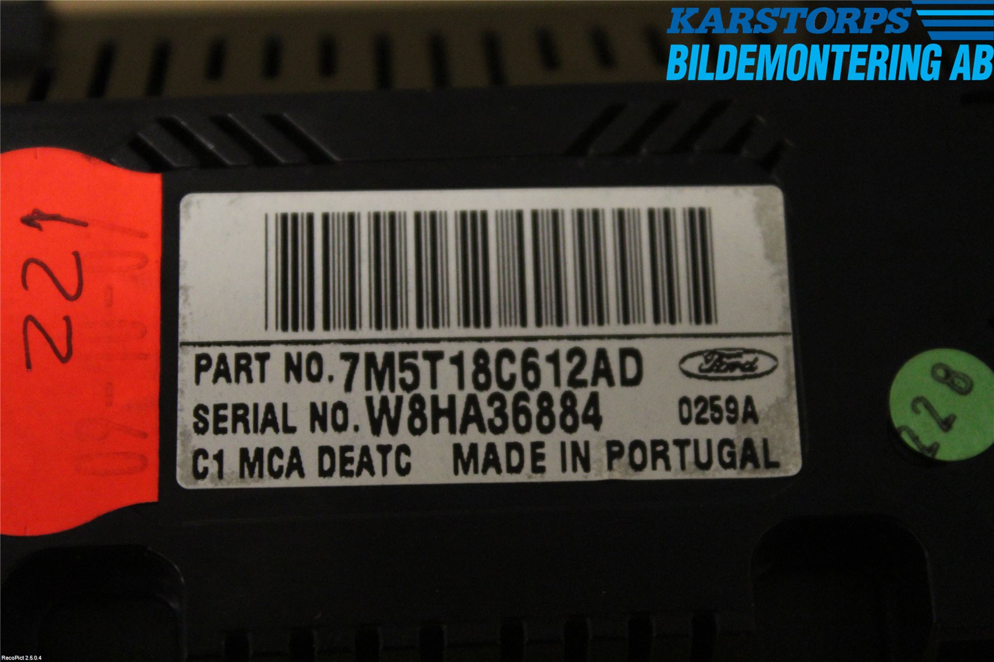 Ford FOCUS     04-07 Värmereglage