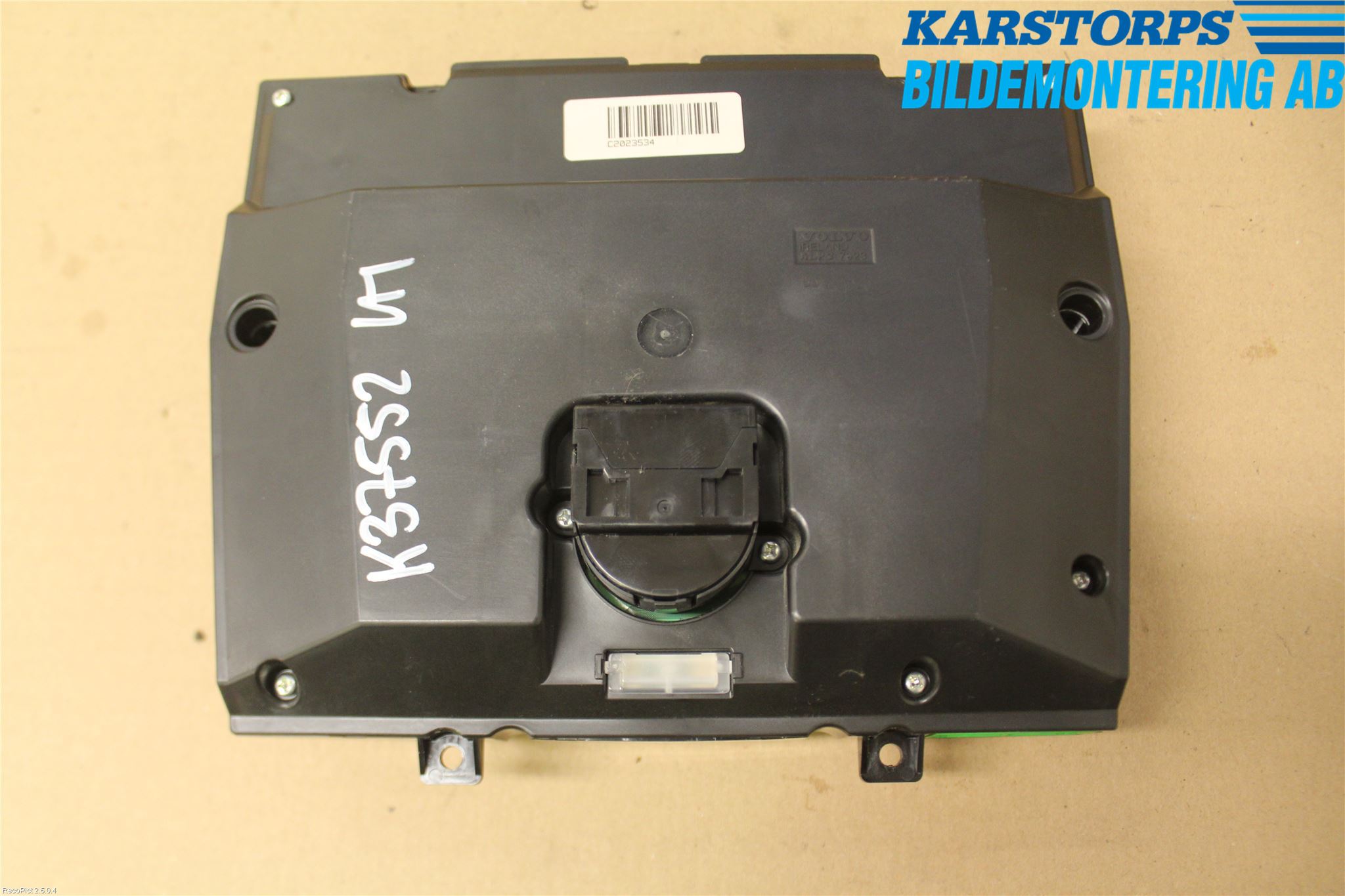 Volvo S60 11-13 Ac Styrenhet Ac Manöveren