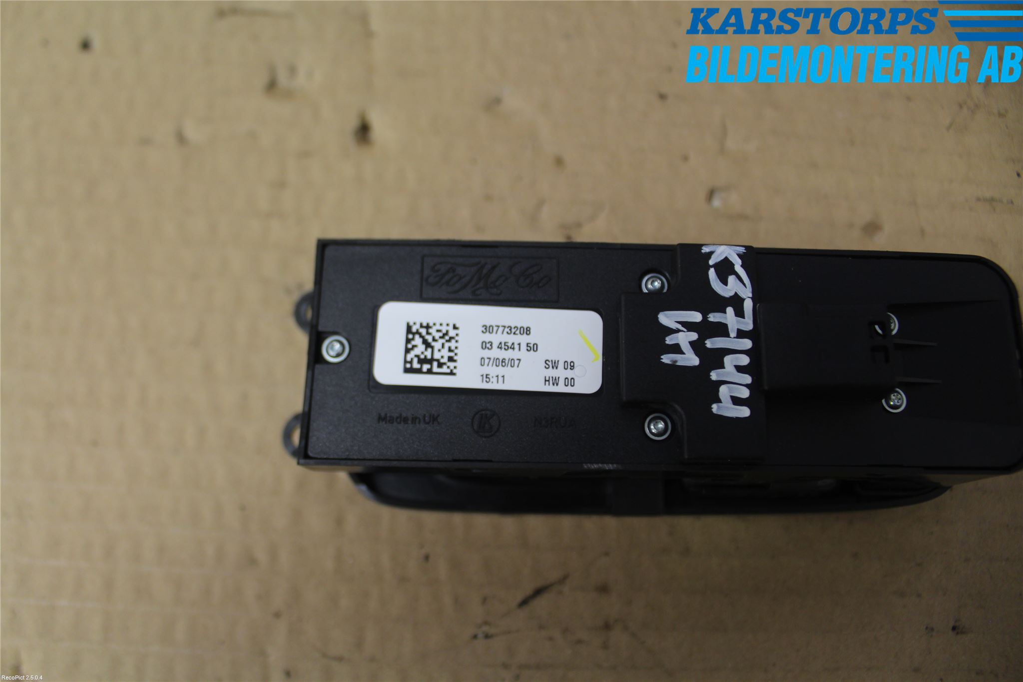 Volvo C30 07-10 Strömställare Elhiss