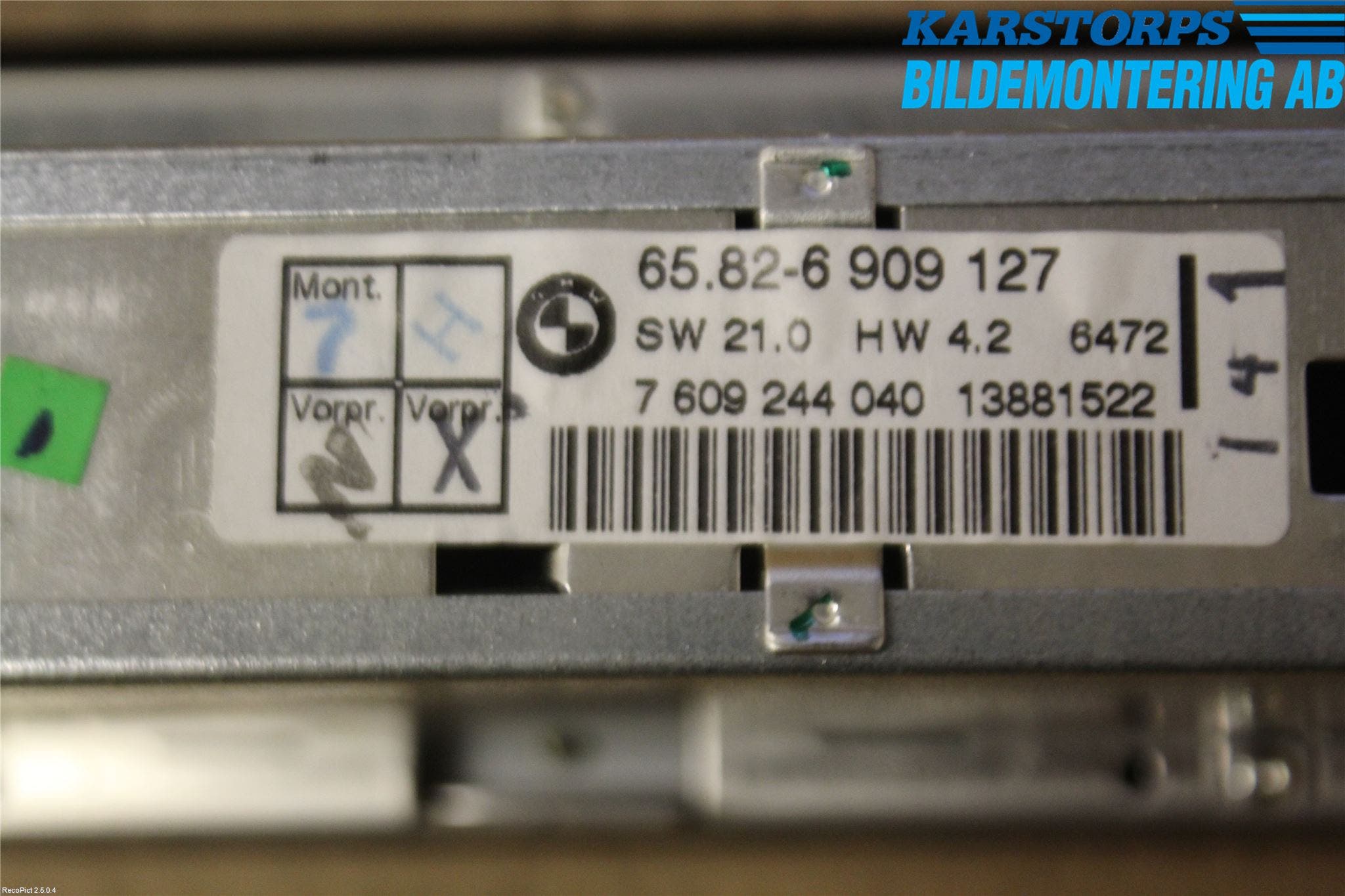 BMW 5 E39 95-04 Kontrolldisplay