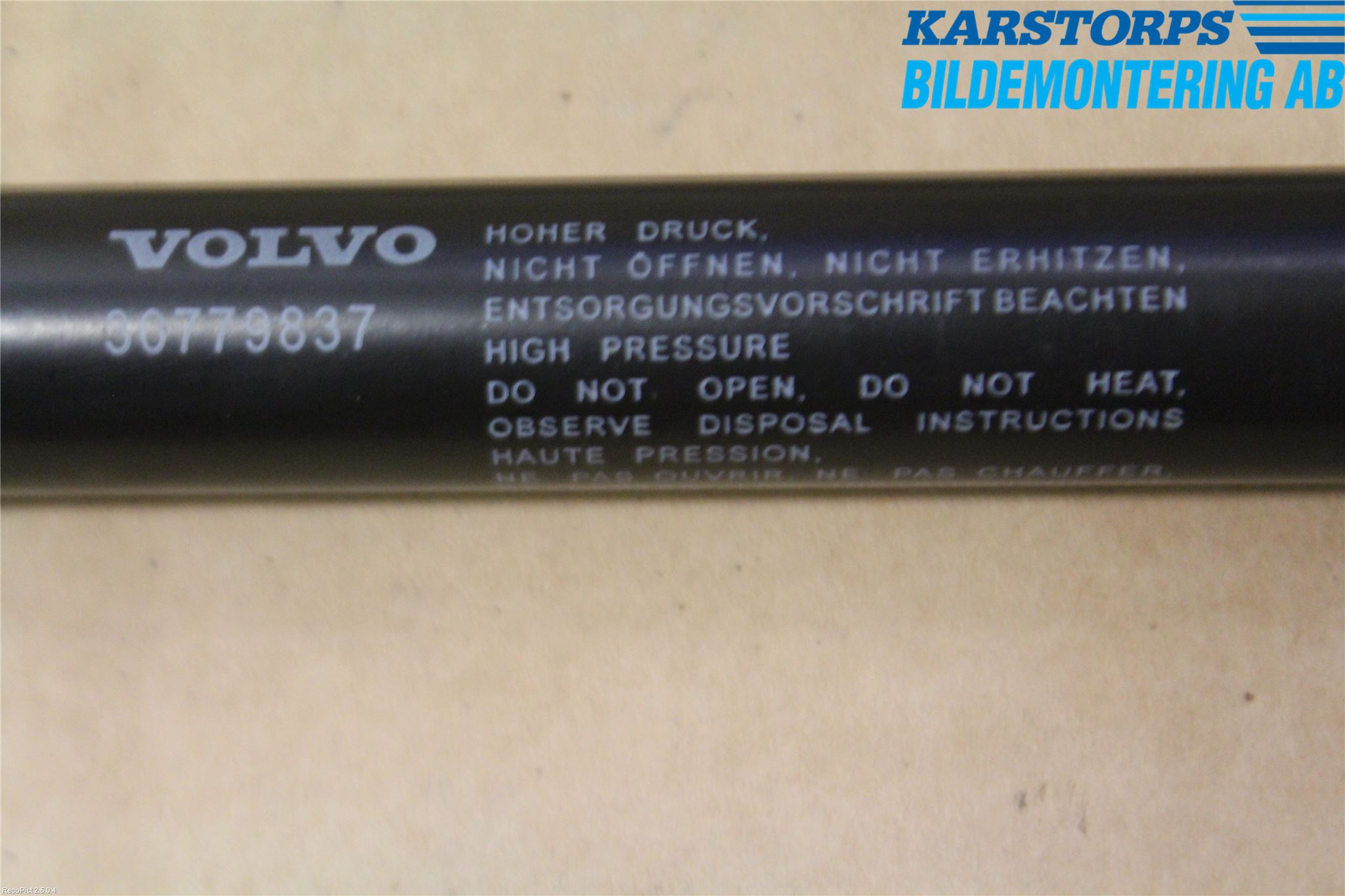 Volvo S80 07-13 Gasfjäder Baklucka