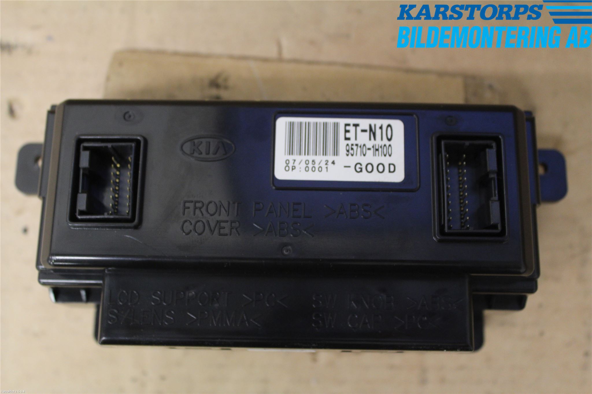 Kia CEED 06-12 Kontrolldisplay