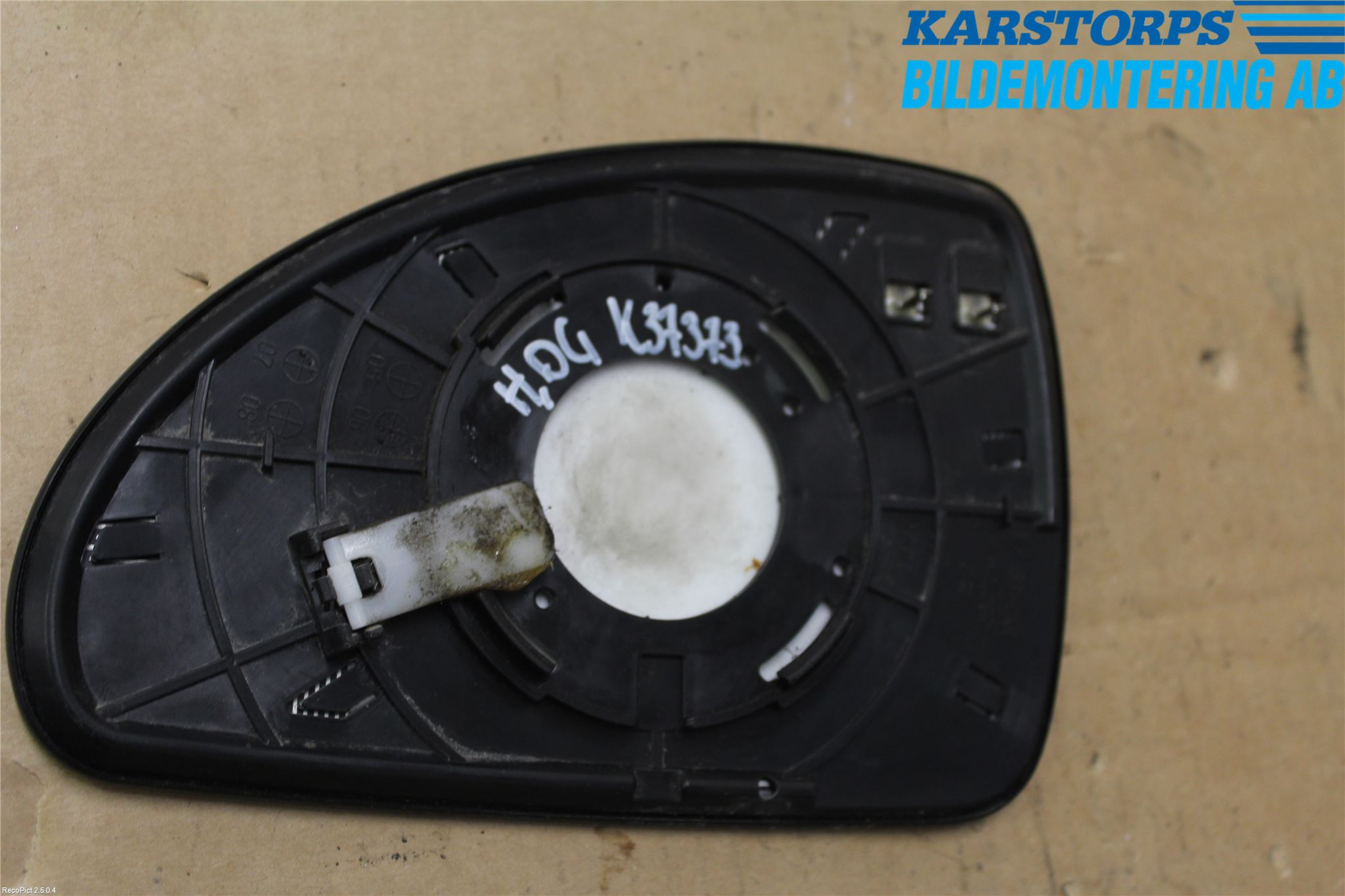 Kia CEED 06-12 Spegelglas Hö