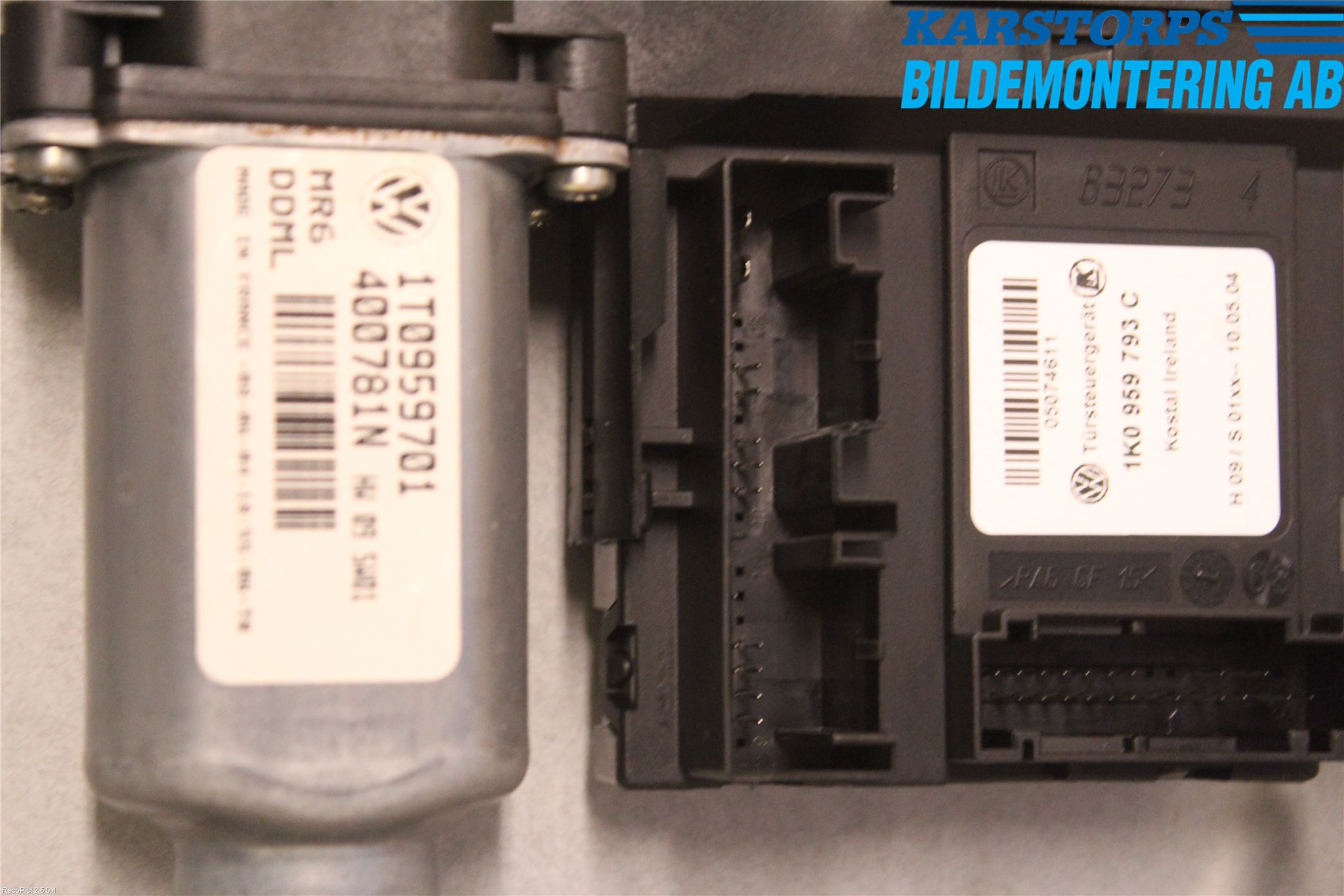 Volkswagen VW CADDY      04-10 Fönsterhiss El Kompl