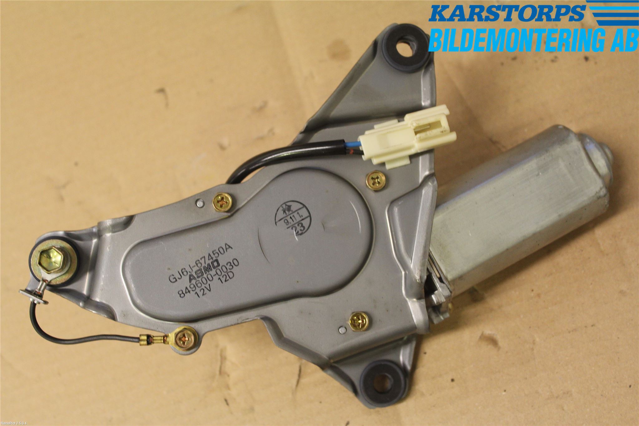 Mazda 6 02-08 Torkarmotor Baklucka