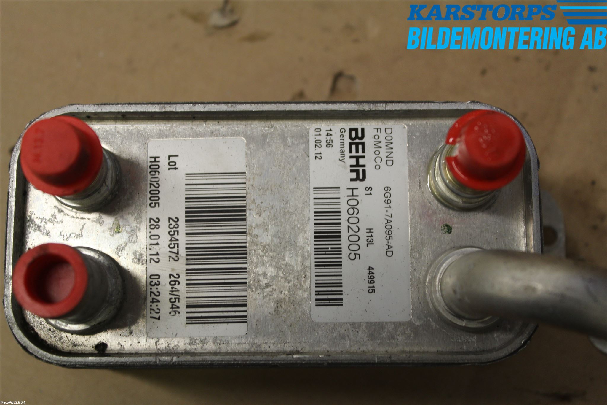 Volvo S60 11-13 Oljekylare Automat