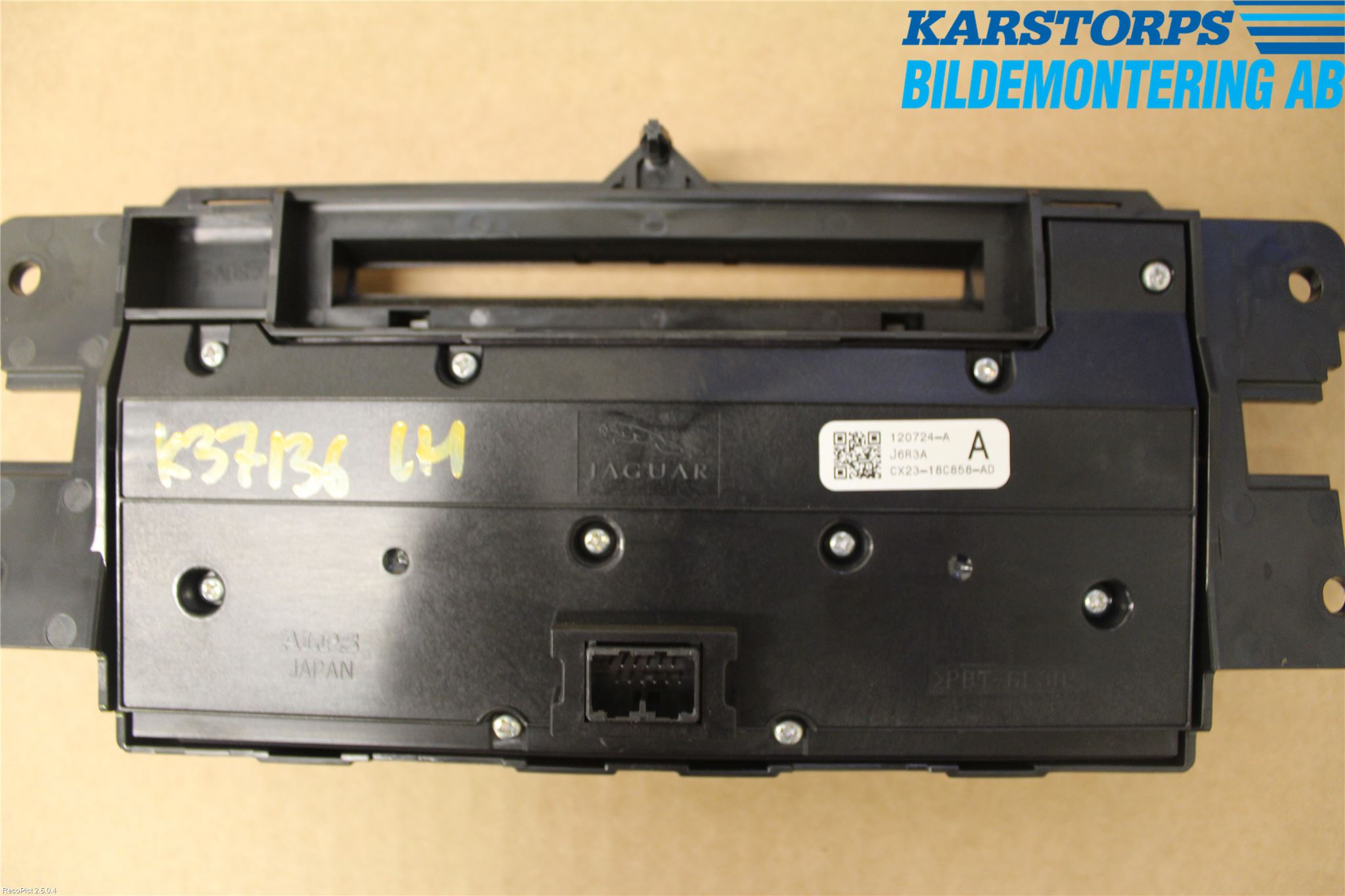 Jaguar XF 08-15 Värmereglage