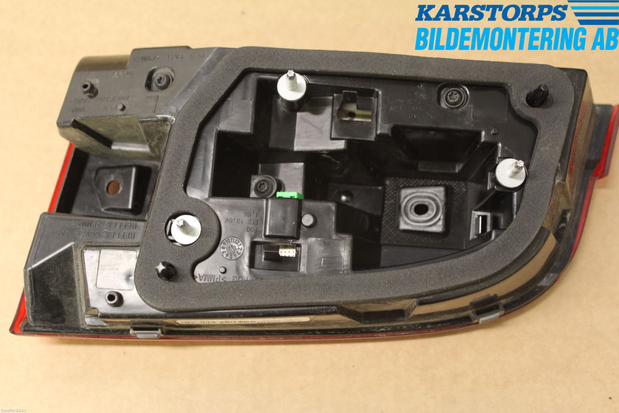 Jaguar XF 08-15 Bakljus Lucka Vä