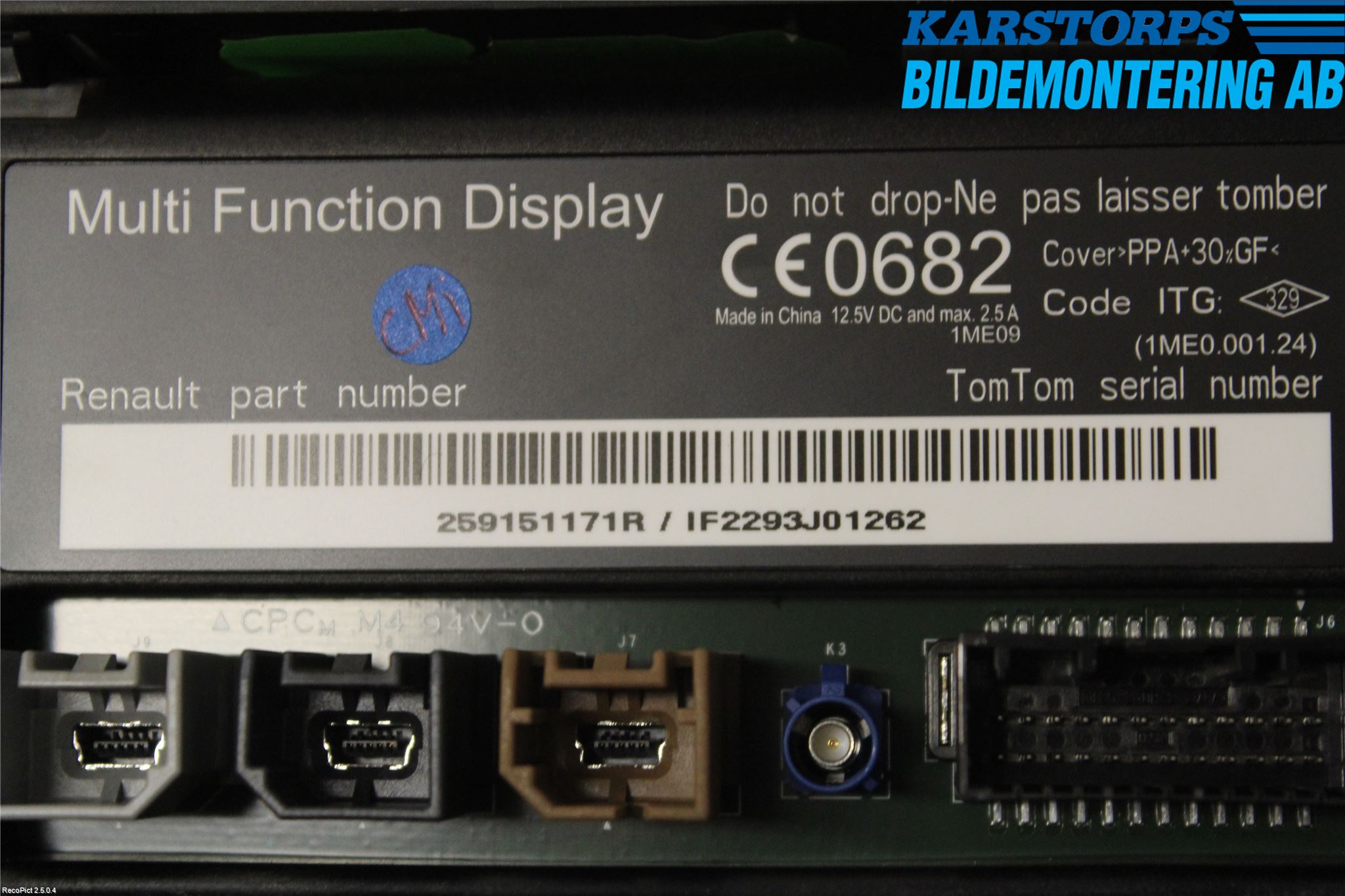 Renault MEGANE III 09-15 Gps Navigator