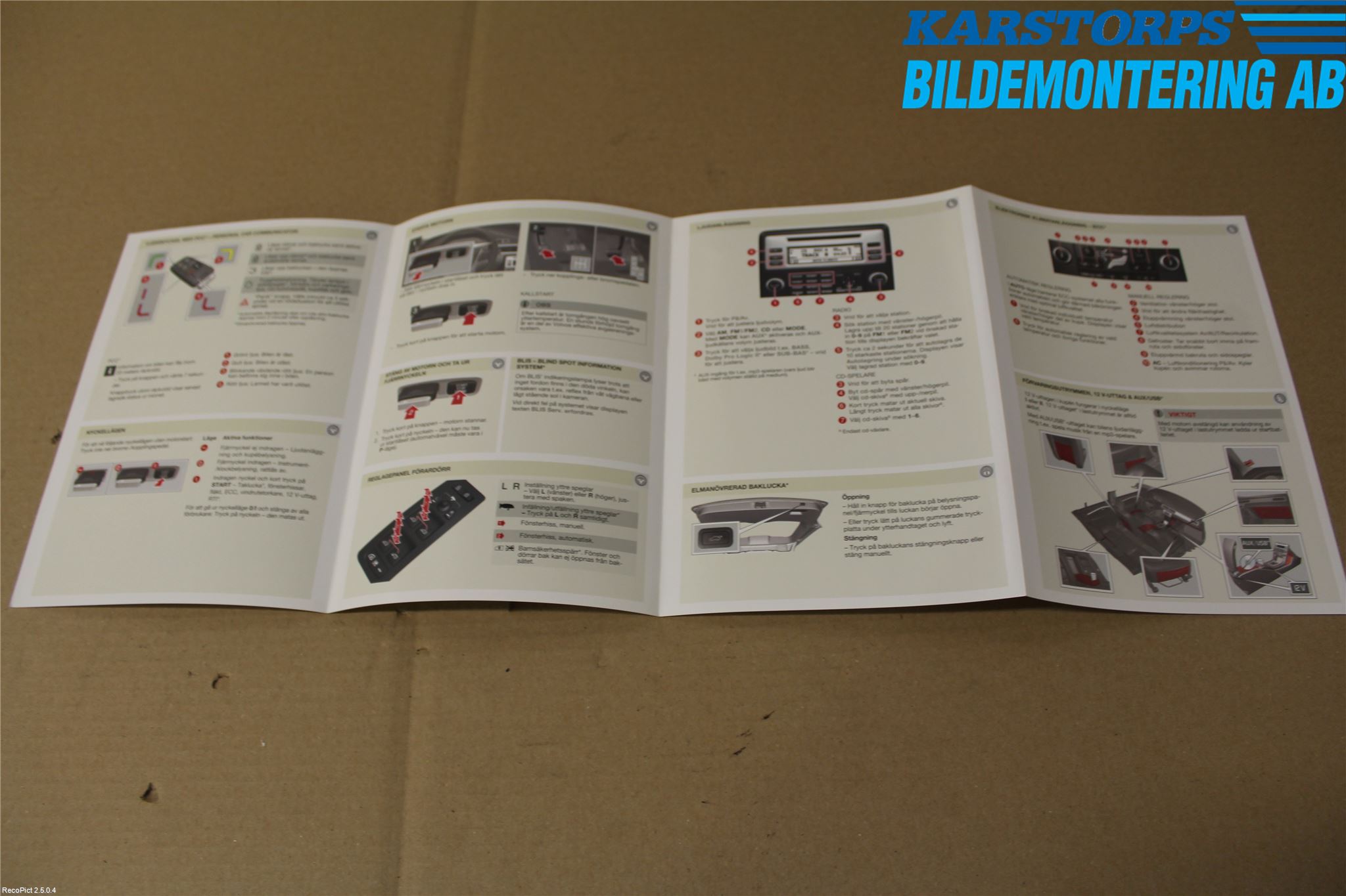 Volvo V70 08-13 Instruktionsbok