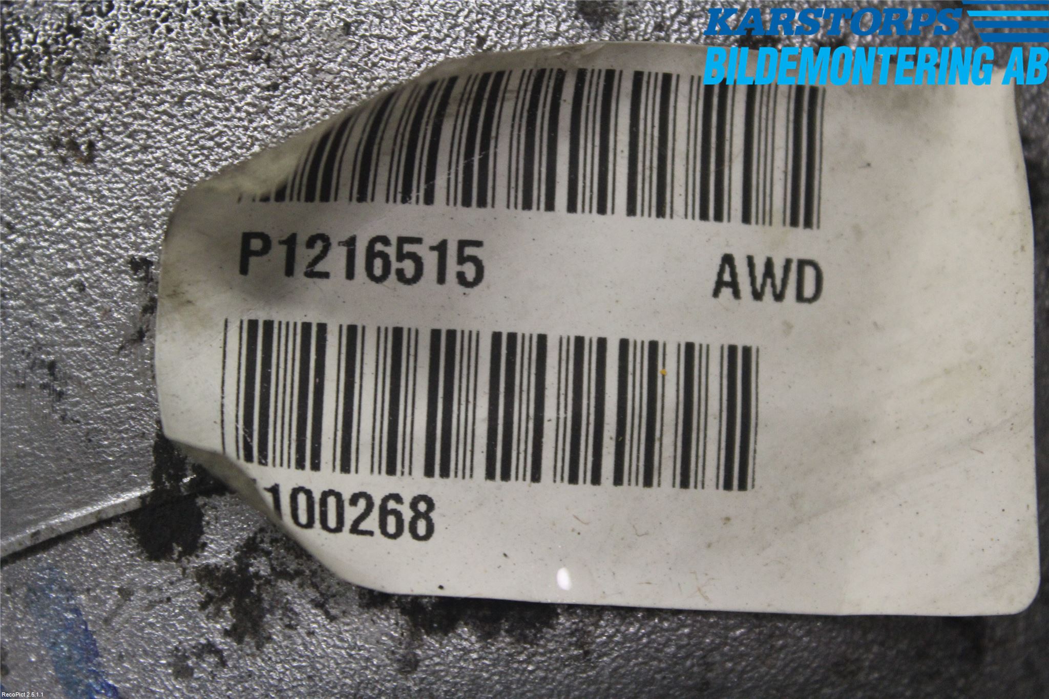 Volvo S60 05-10 Bakväxel-Diff