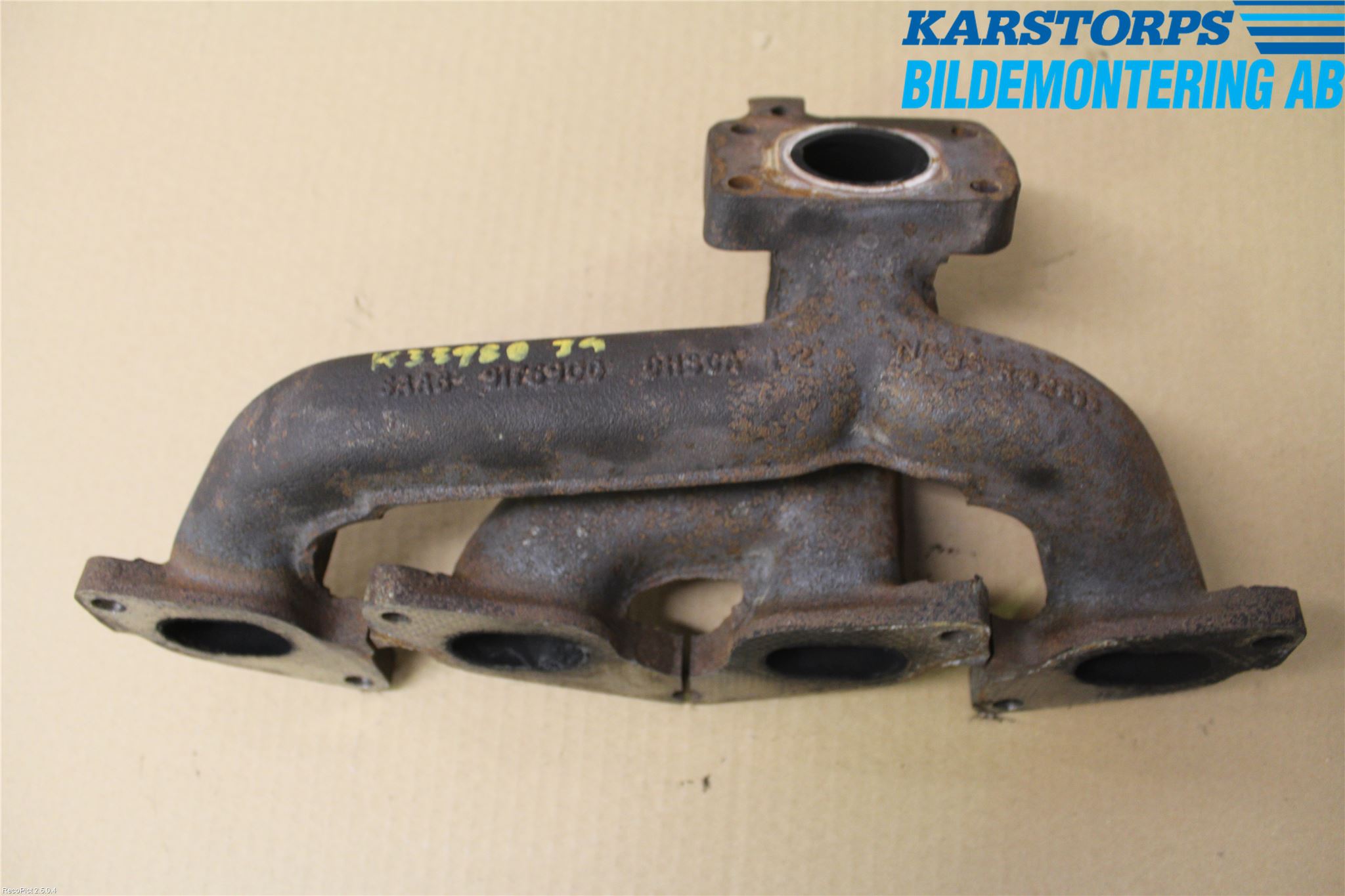 Saab 9-5 -05 Grenrör Avgas