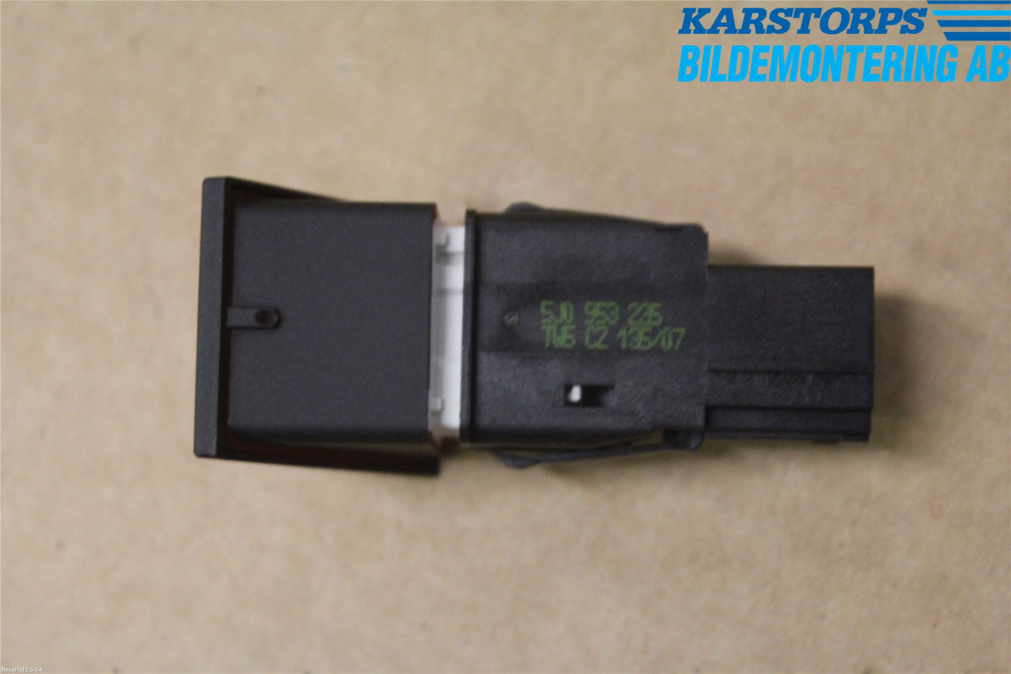 Skoda ROOMSTER Strömställare Varnings