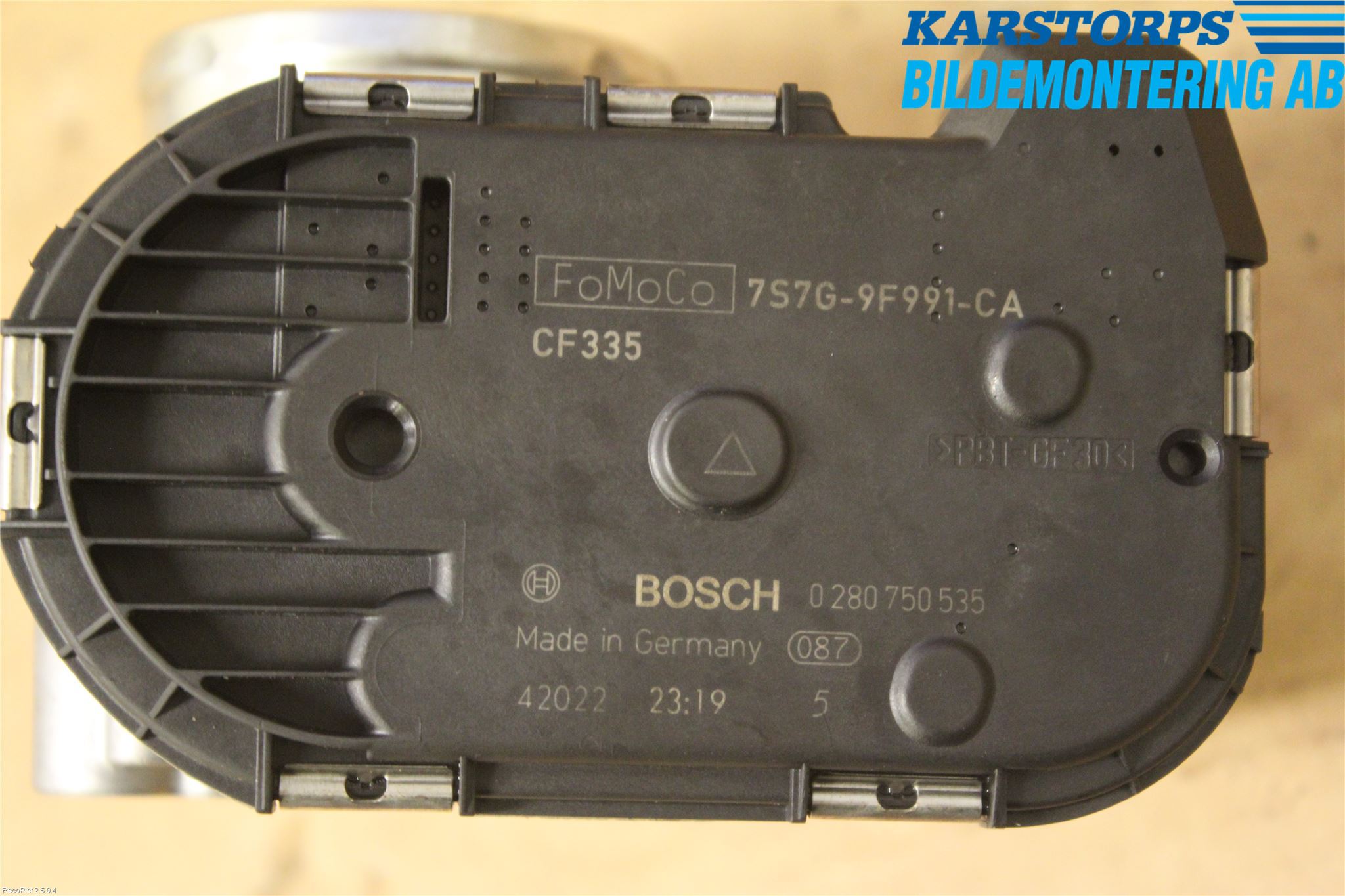 Volvo V40 12-19 Injspjällhus