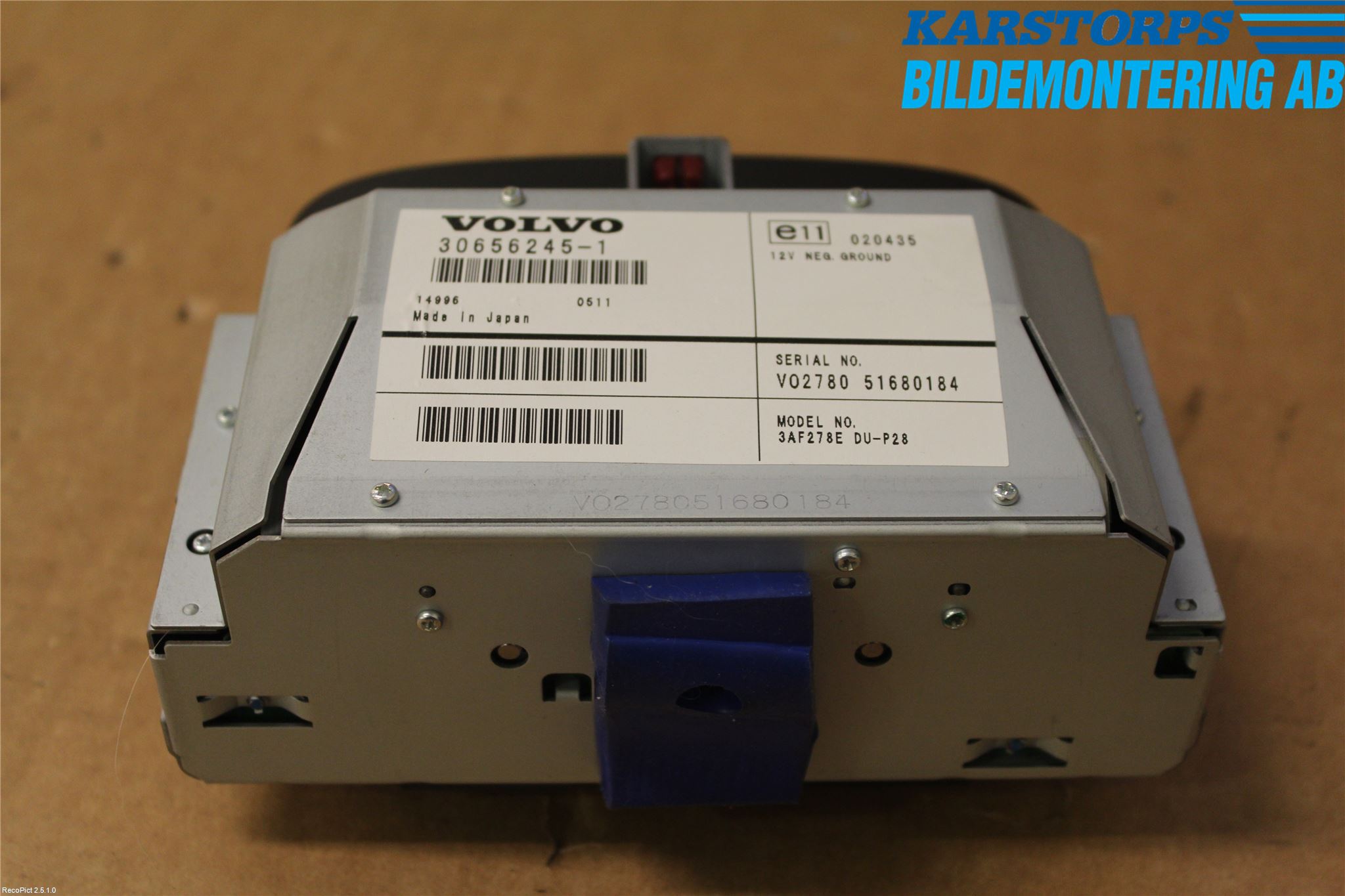 Volvo V70 05-08 Gps Navigator