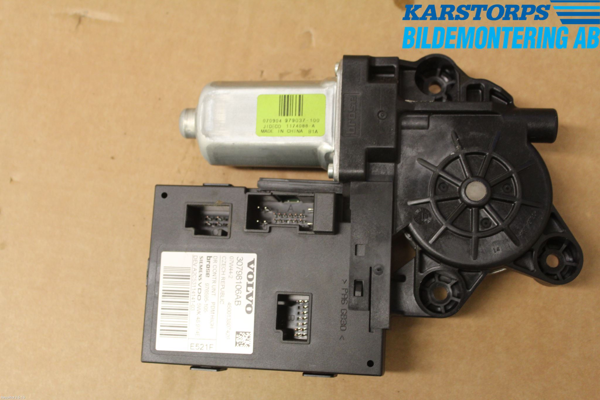 Volvo C30 07-10 Fönsterhissmotor