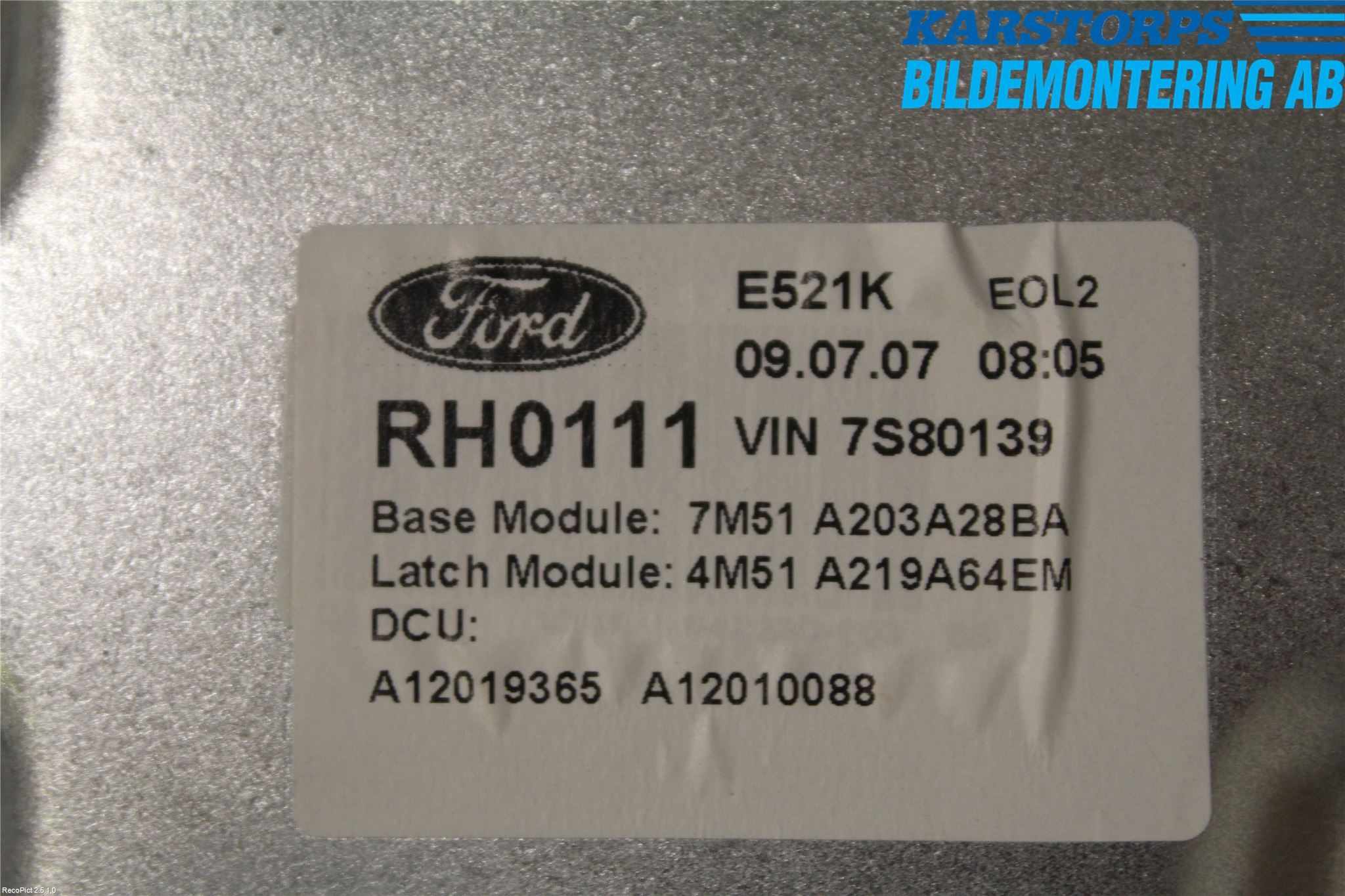 Ford FOCUS     04-07 Fönsterhissmekanism