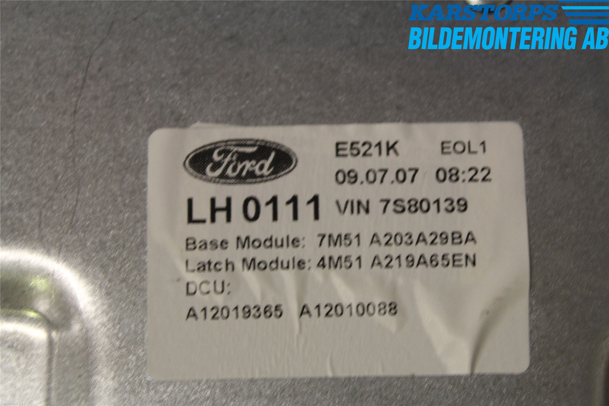 Ford FOCUS     04-07 Fönsterhissmekanism