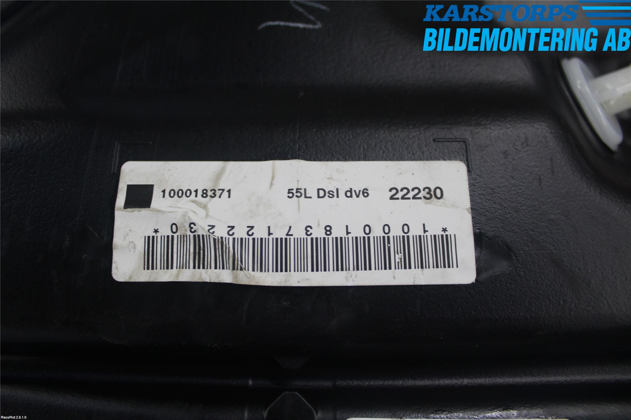 Volvo V40 12-19 Bränsletank Diesel