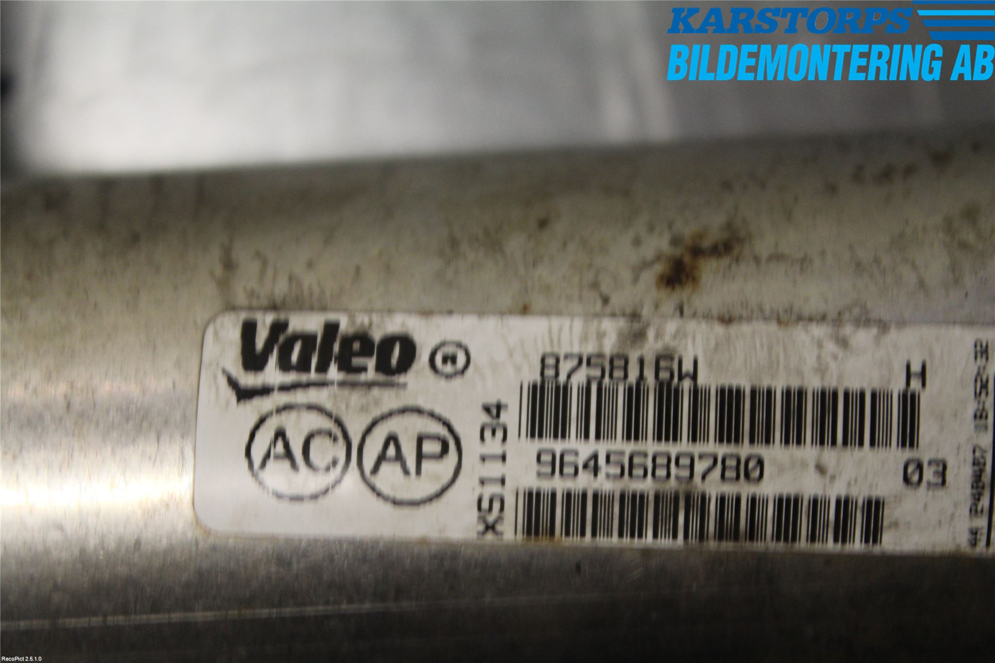 Peugeot EXPERT 07-14 Avgaskylare