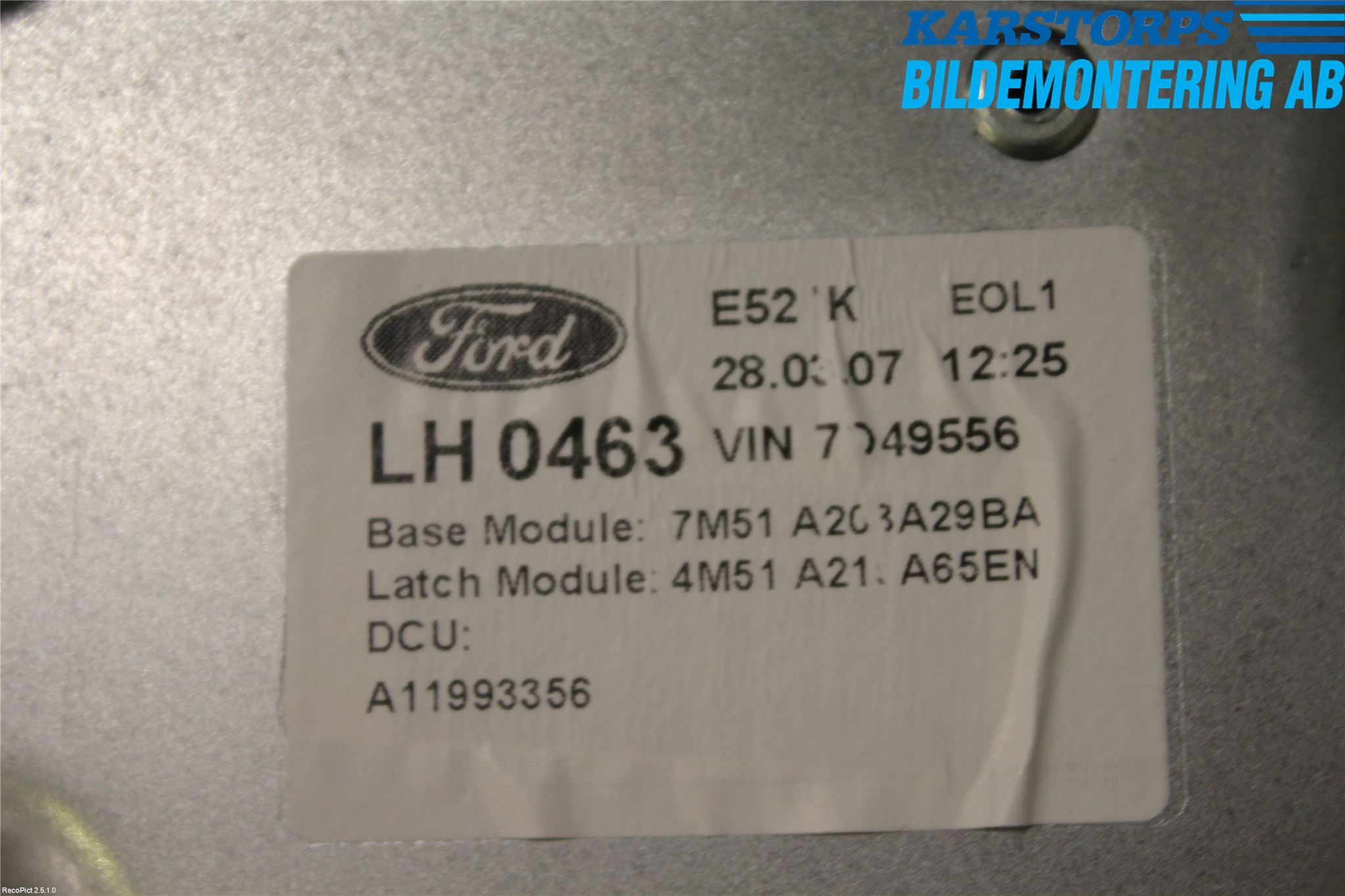 Ford FOCUS     04-07 Fönsterhissmekanism