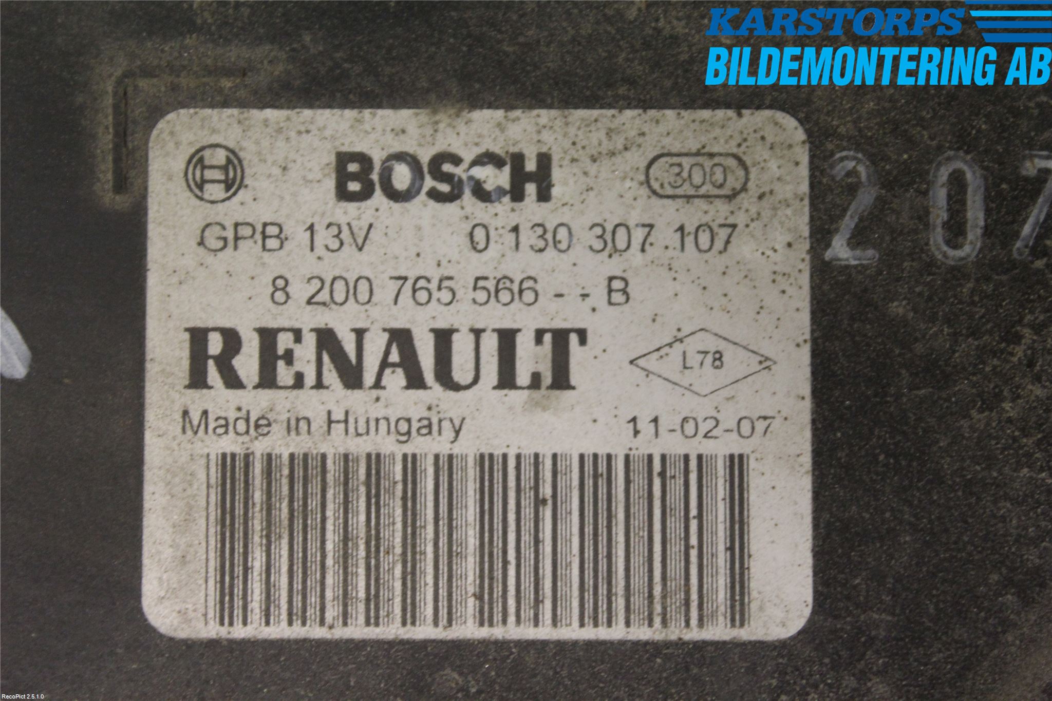 Dacia SANDERO 09-13 Kylfläkt El