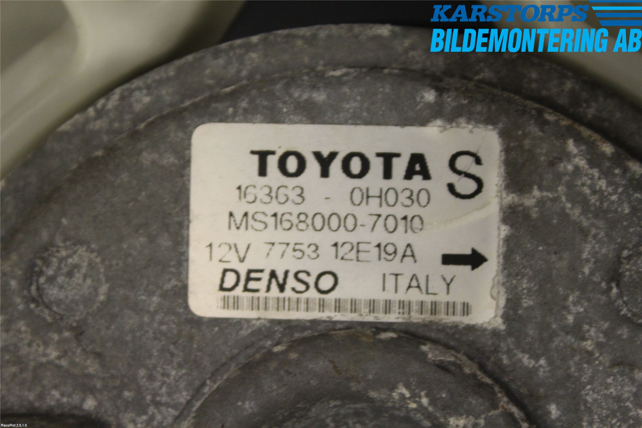 Toyota COROLLA VERSO 02-04 Kylfläkt El