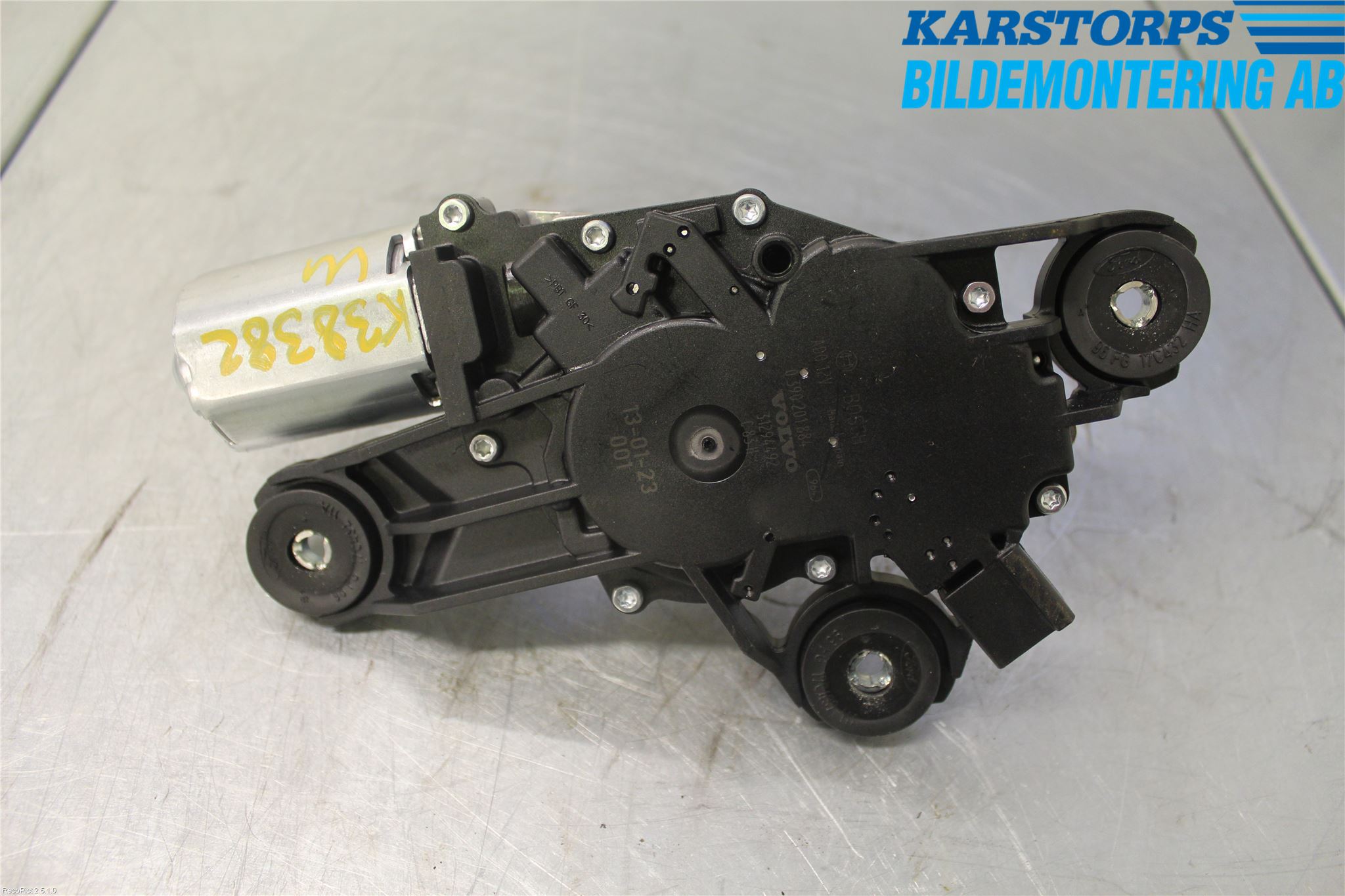Volvo V60 11-13 Torkarmotor Baklucka