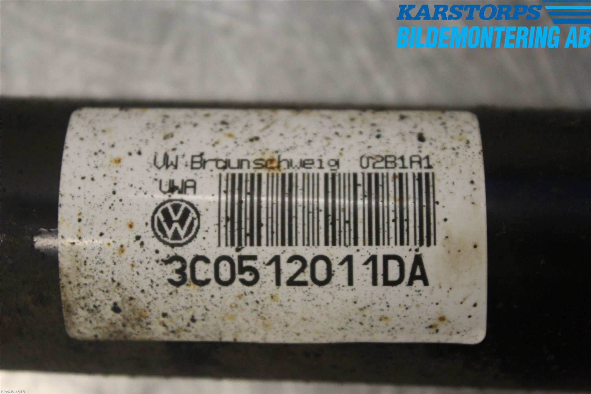 Volkswagen VW PASSAT 11-14 Stötdämpare Bak