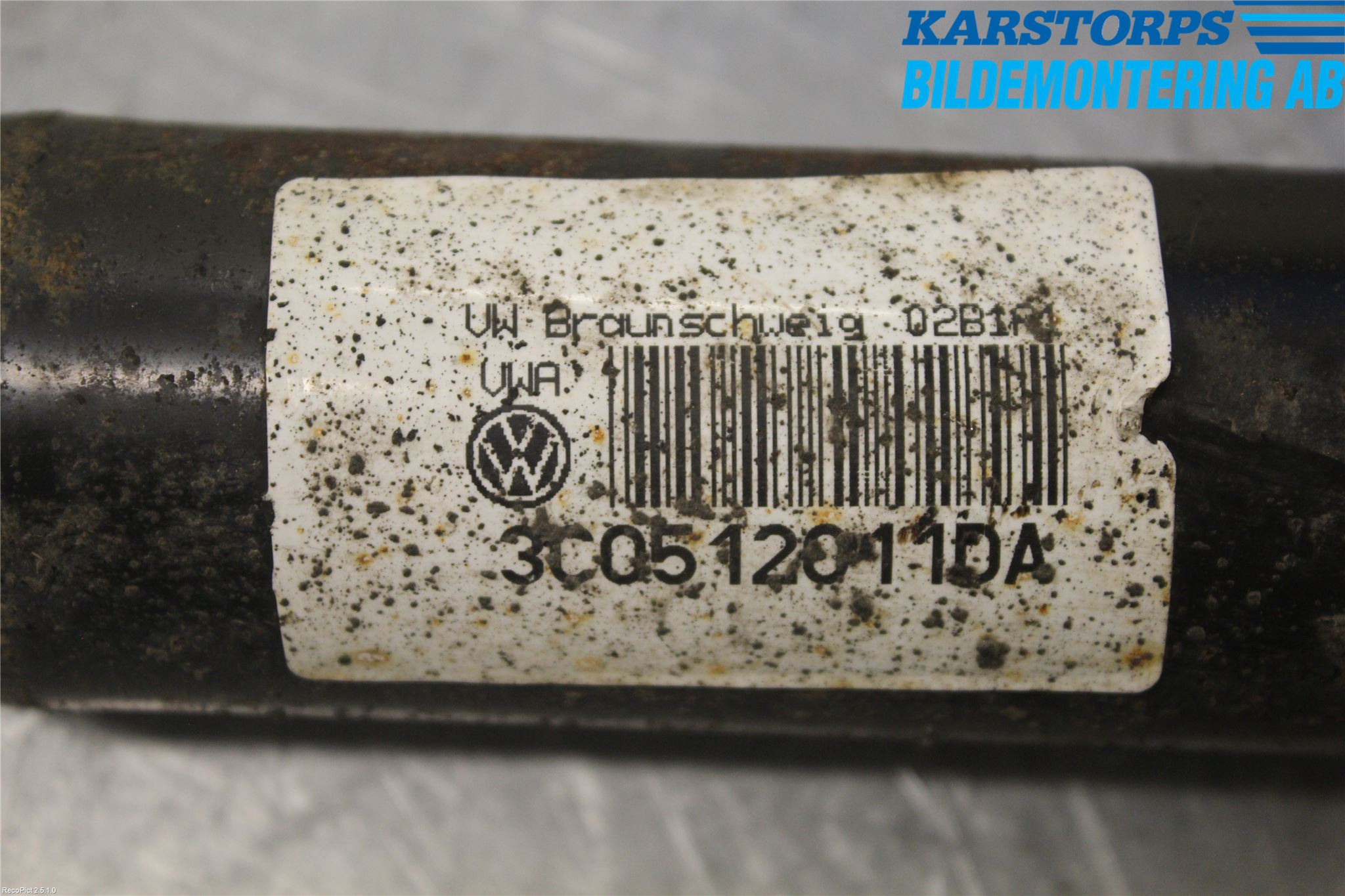 Volkswagen VW PASSAT 11-14 Stötdämpare Bak