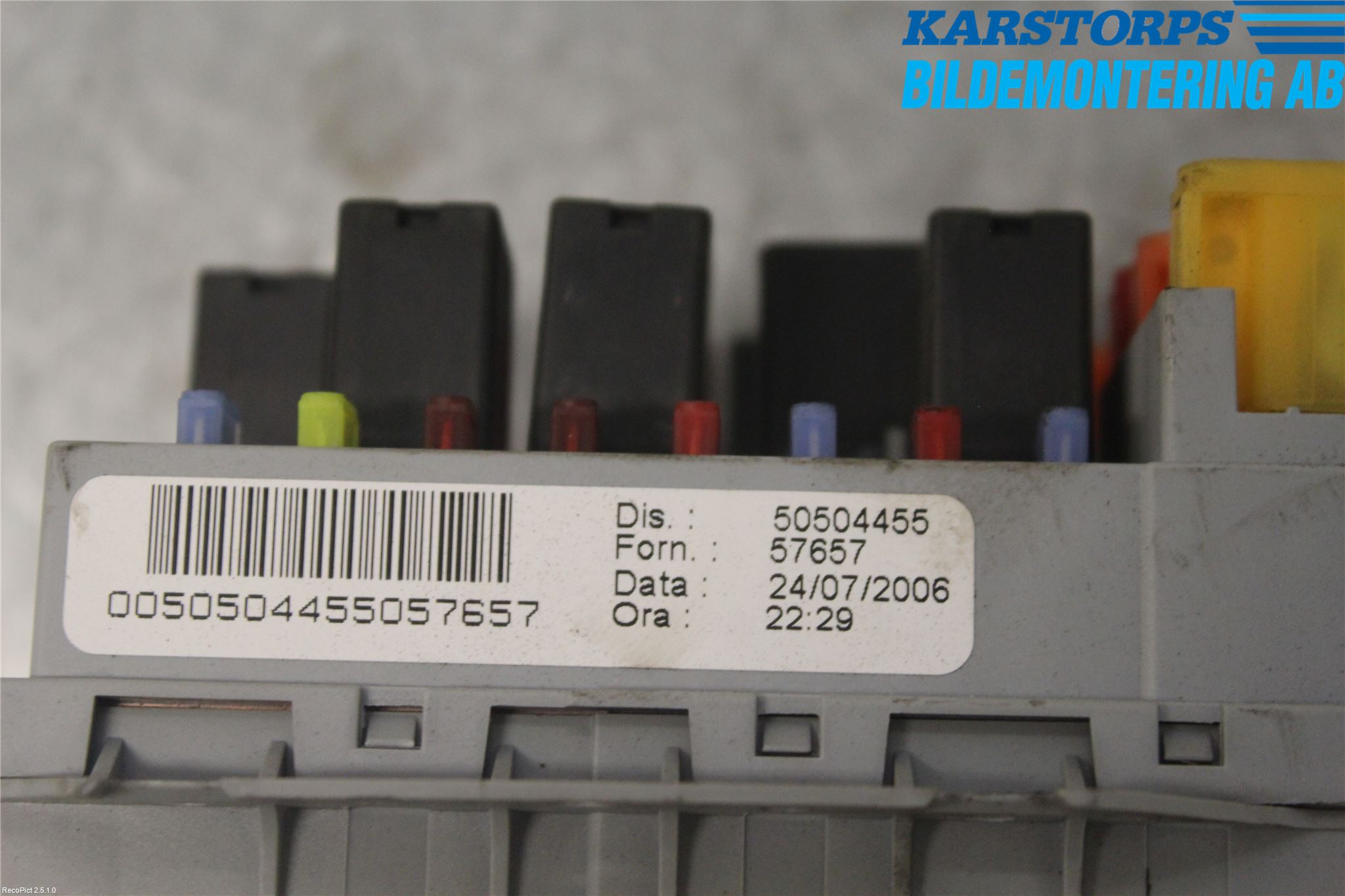 Alfa 159 Säkringsdosa-Elcentral