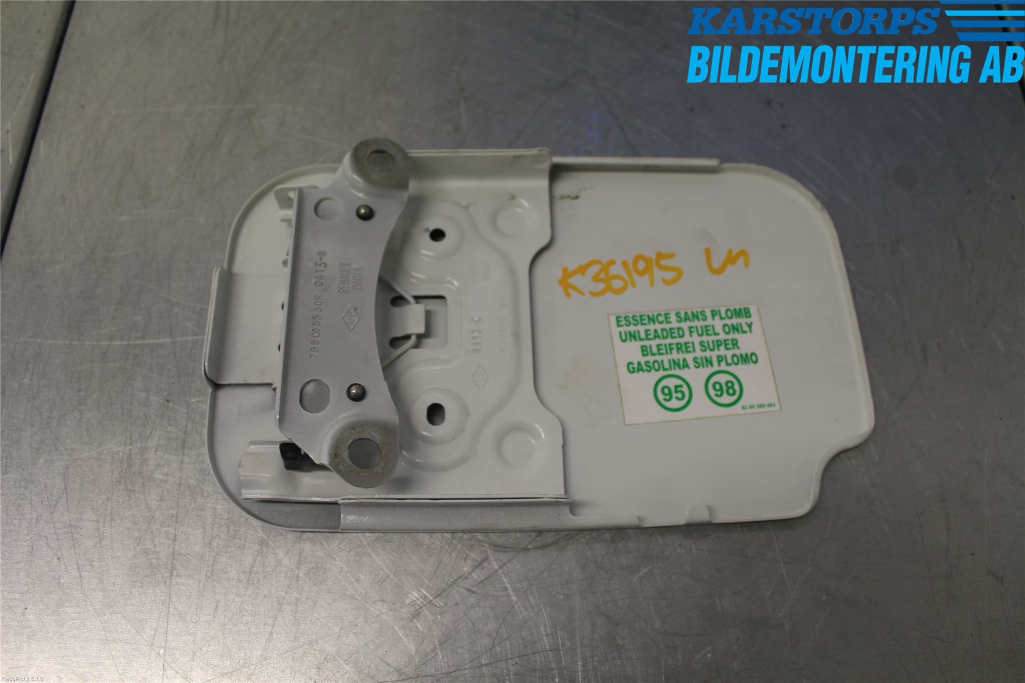 Dacia DOKKER 13- Tanklucka