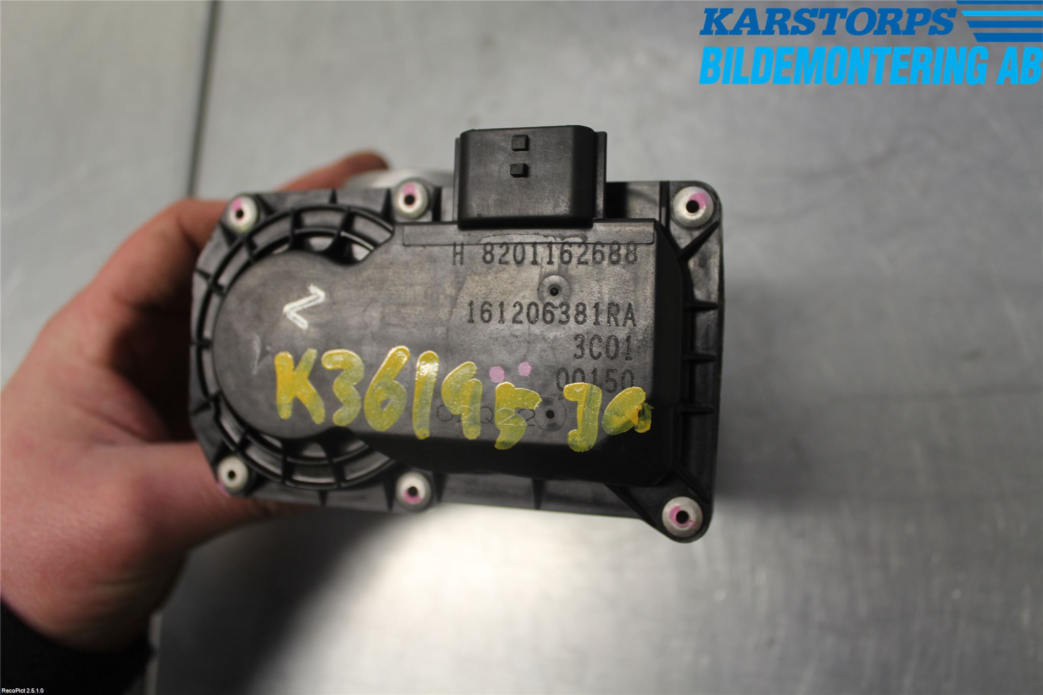 Dacia DOKKER 13- Injspjällhus