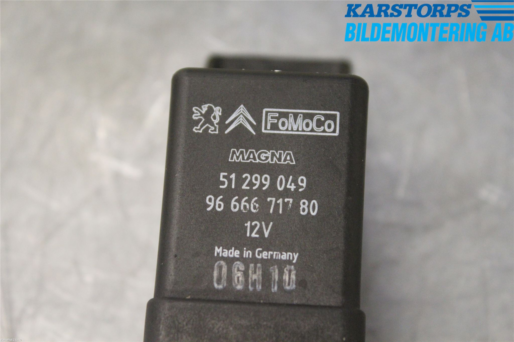 Volvo V50 08-12 Relä Glödning Diesel