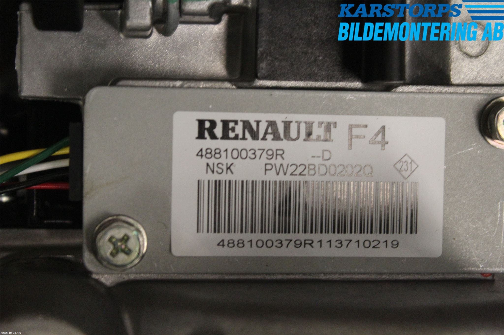 Renault SCÉNIC III / GRAND SCÉNIC 09-16 Rattaxelagg Justerbart