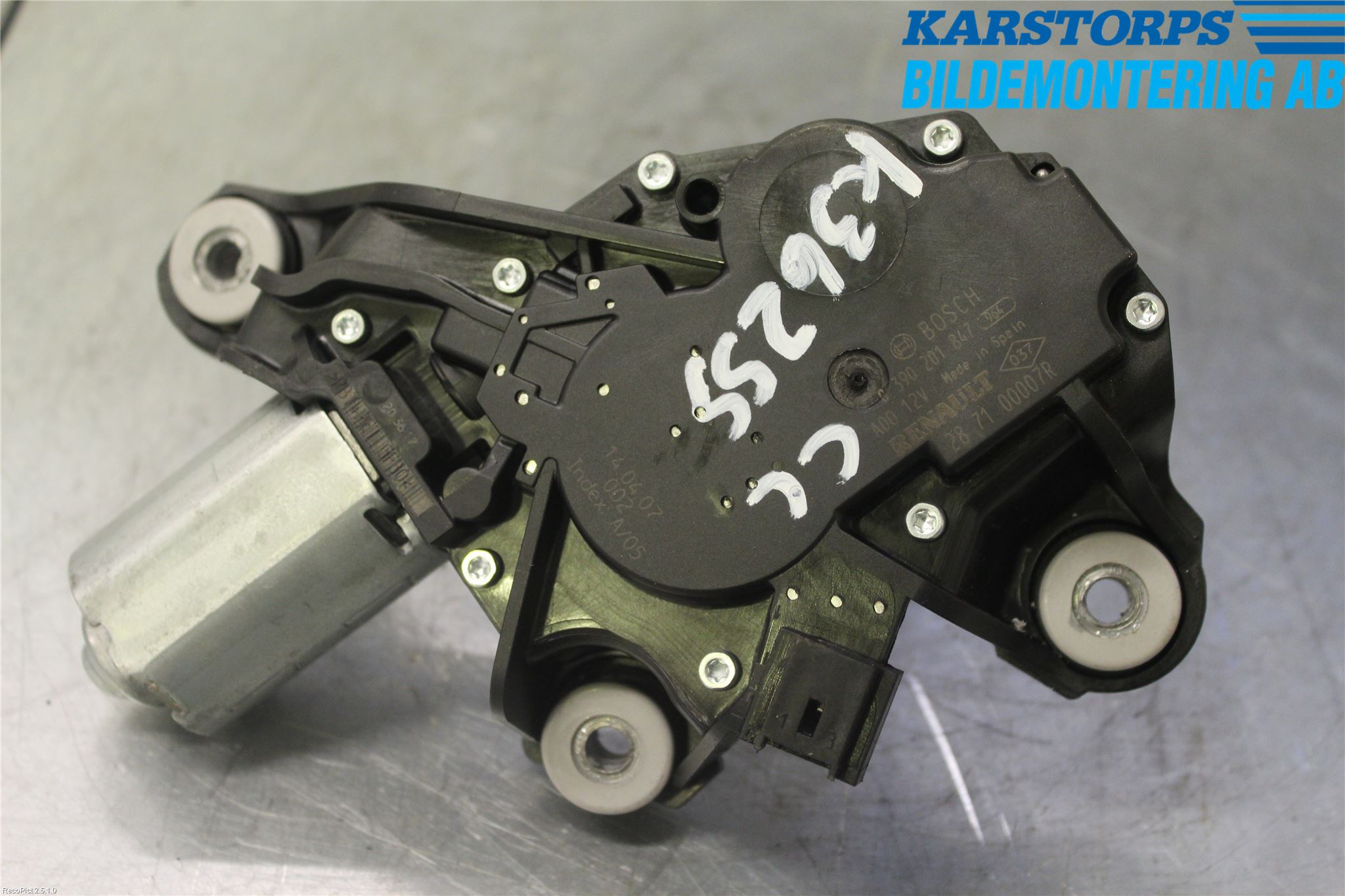 Renault MEGANE III 09-15 Torkarmotor Baklucka