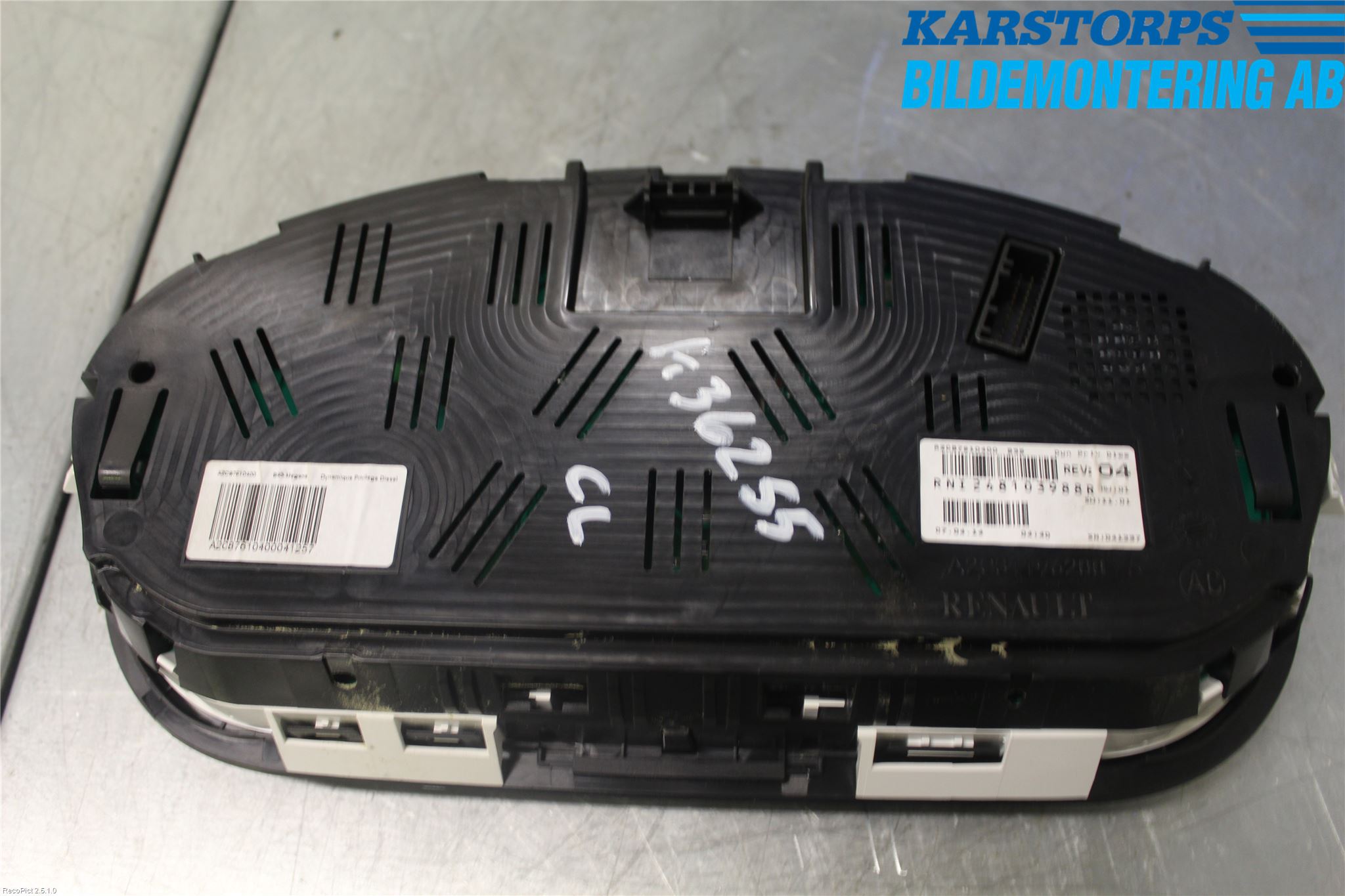 Renault MEGANE III 09-15 Instrument Komb