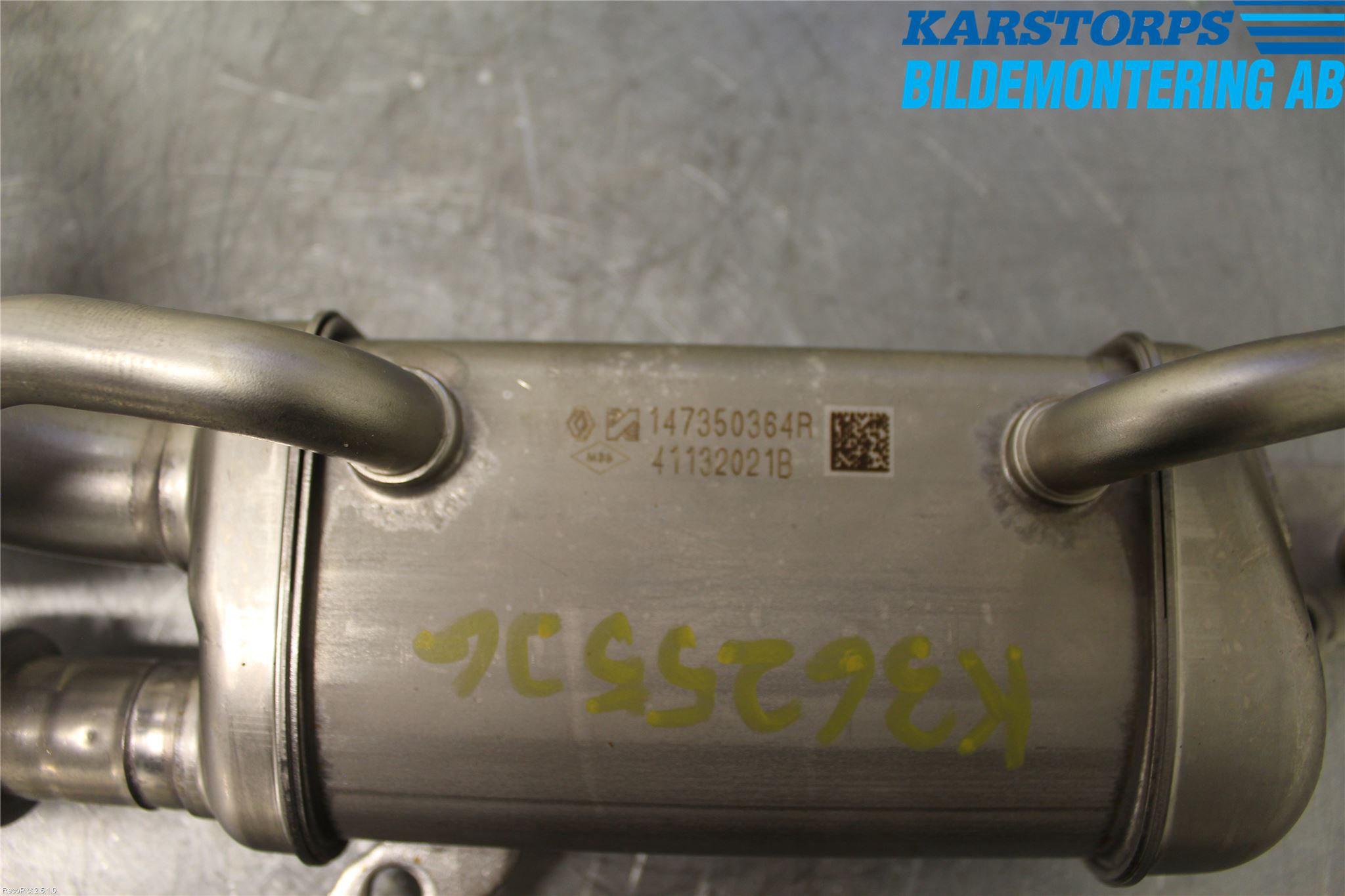 Renault MEGANE III 09-15 Avgaskylare