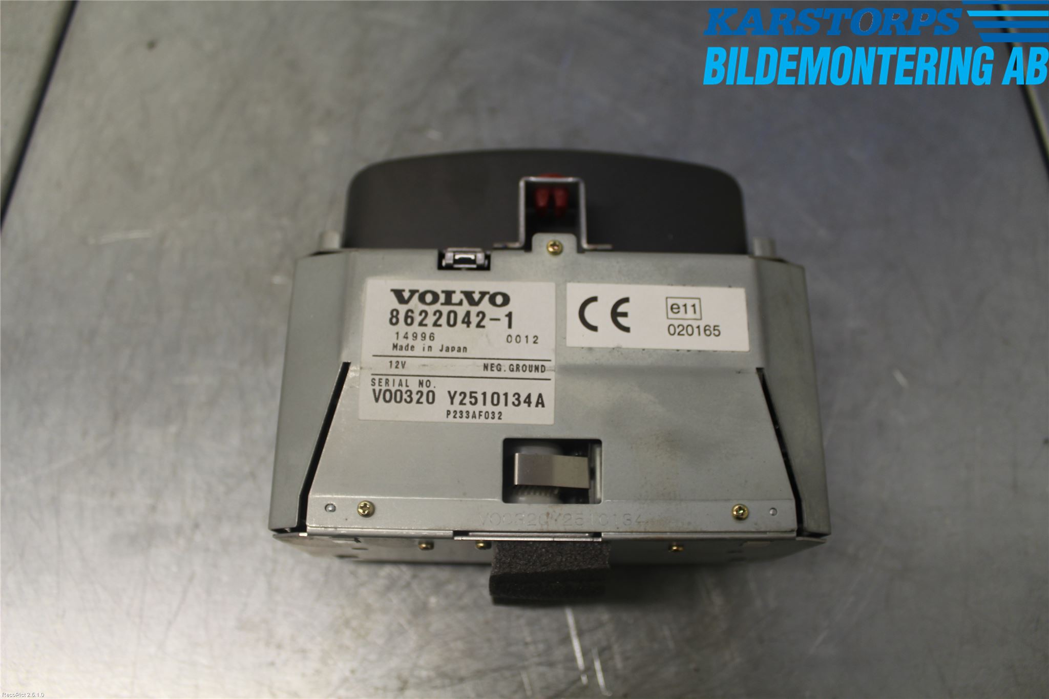 Volvo S60 01-04 Bildskärm