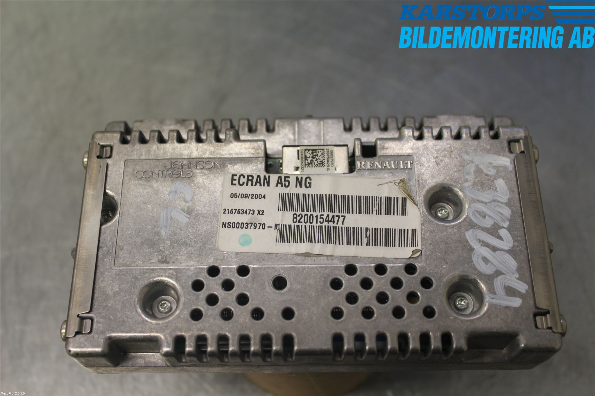 Renault ESPACE/GRAND ESPACE 04-14 Multifunktionsdisplay