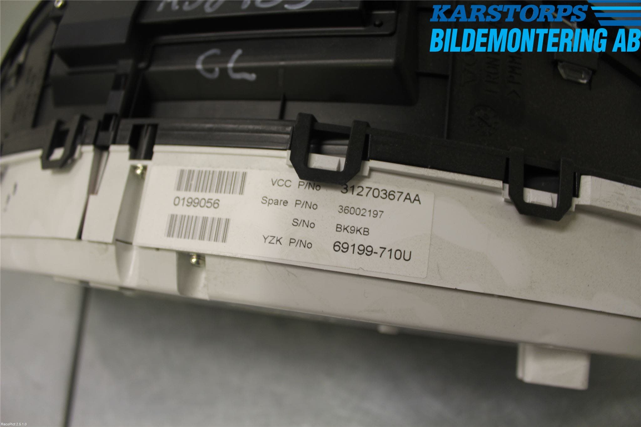 Volvo V70 08-13 Instrument Komb