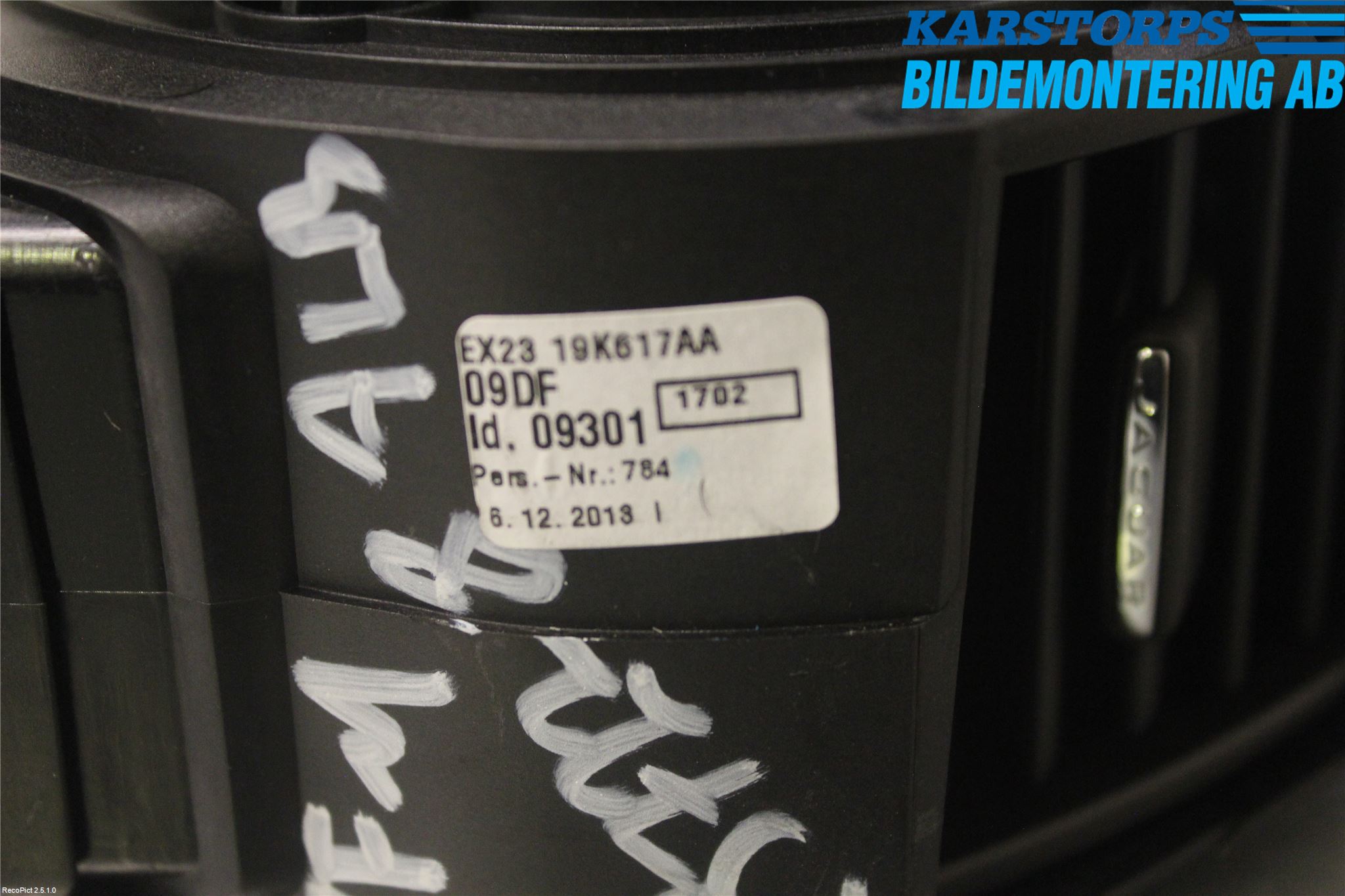 Jaguar XF 08-15 Defrosterkanal-Munstycke