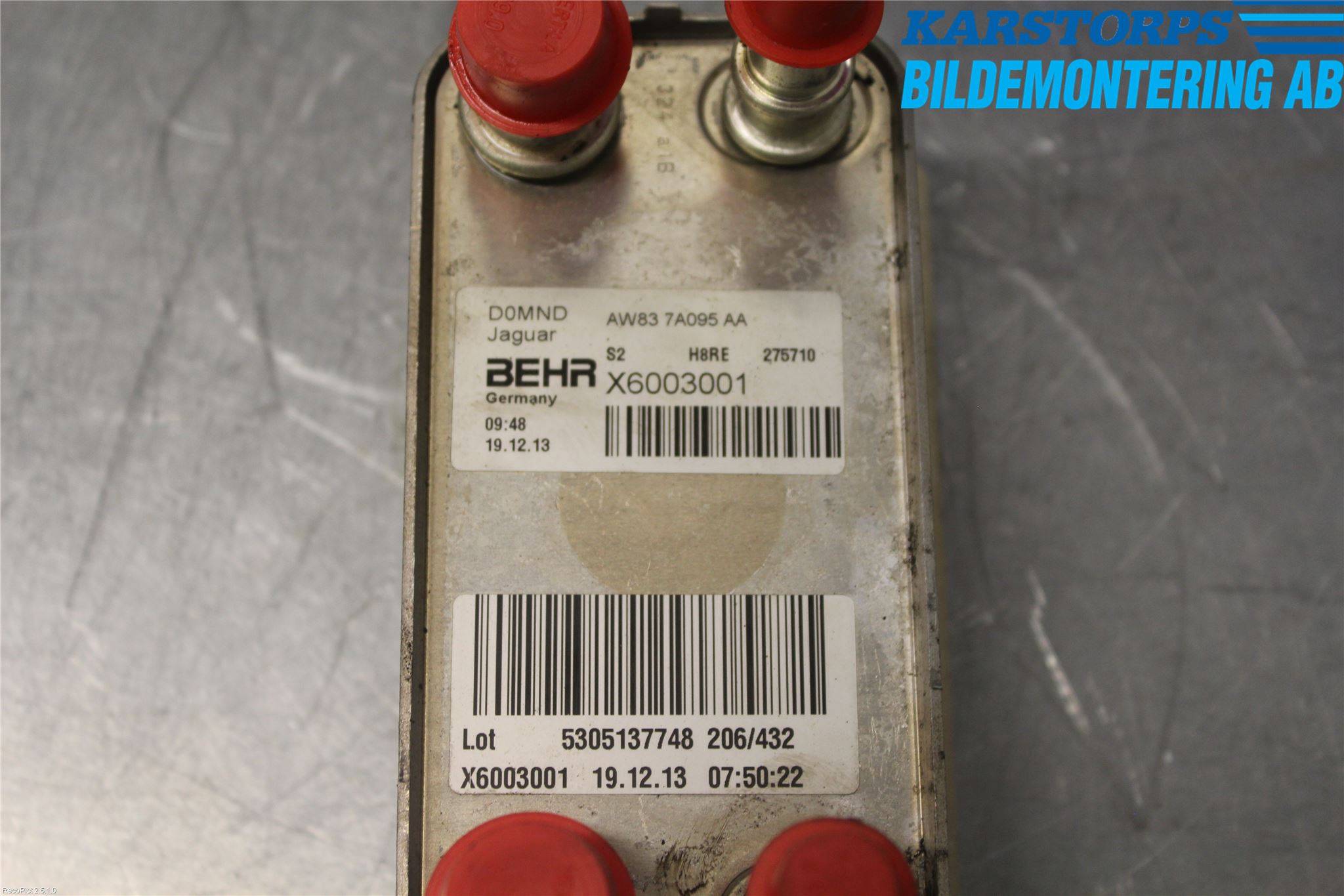 Jaguar XF 08-15 Oljekylare Automat