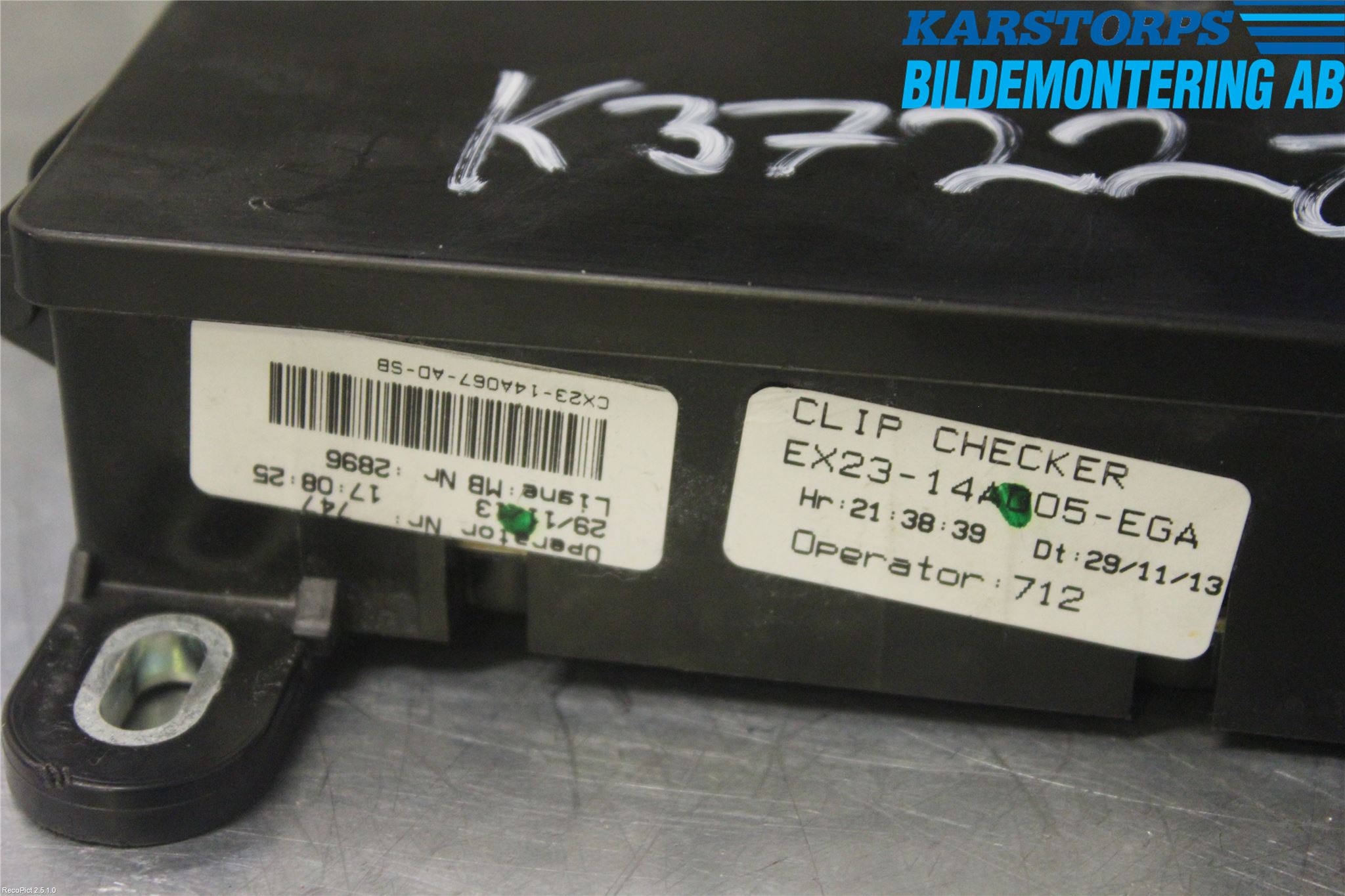 Jaguar XF 08-15 Säkringsdosa-Elcentral