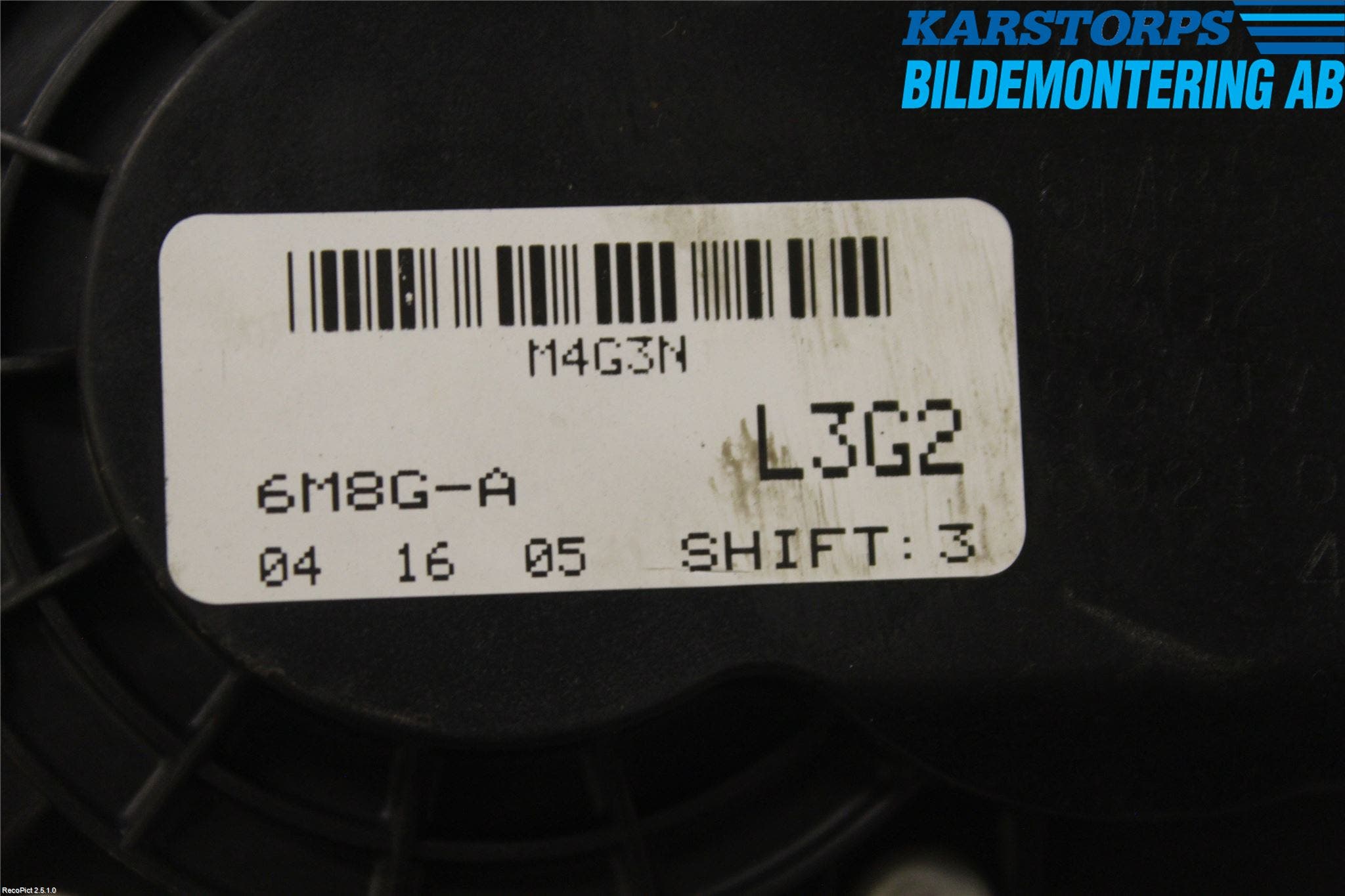 Mazda 6 02-08 Injspjällhus