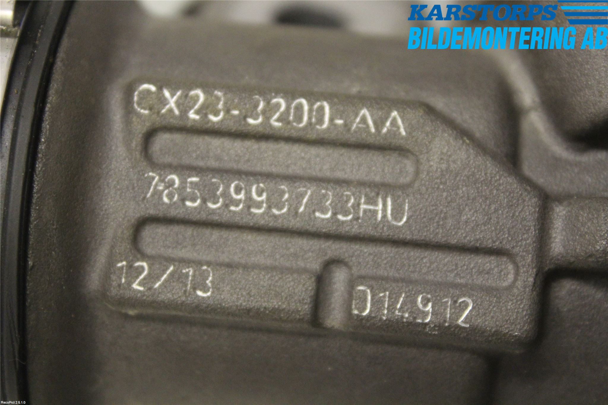 Jaguar XF 08-15 Styrväxel Servo -Snäcka