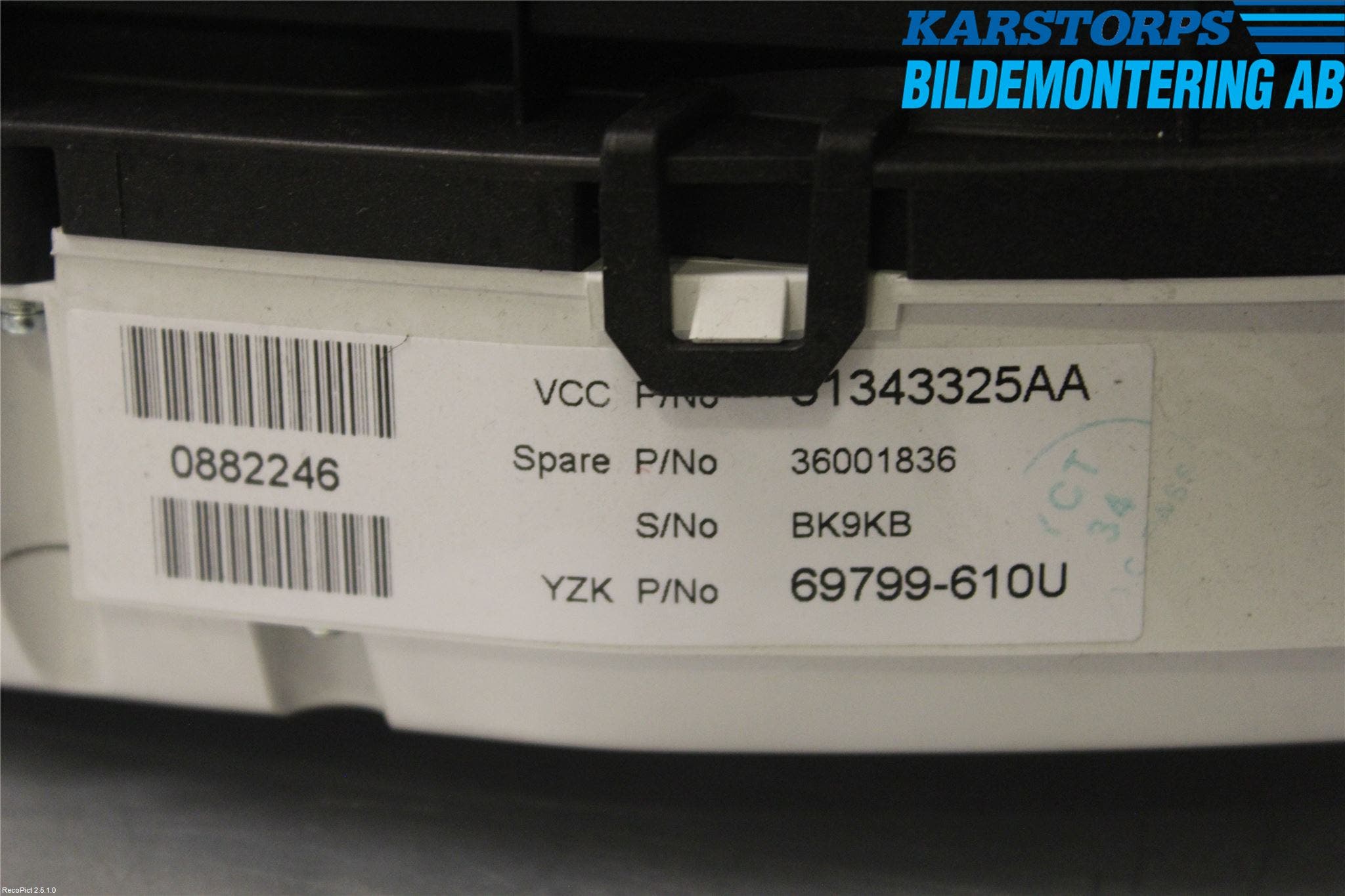 Volvo V70 08-13 Instrument Komb