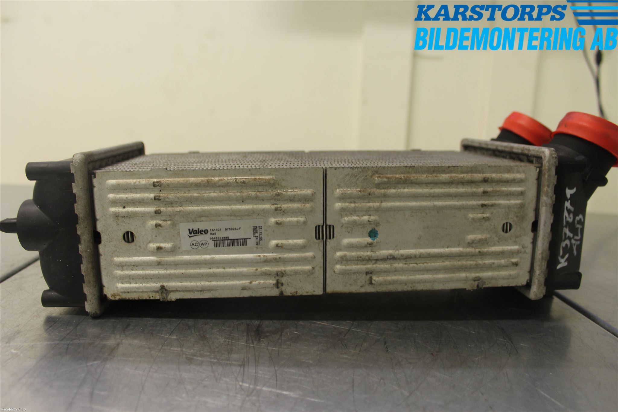 Peugeot 307     05-08 Laddluft-Intercooler Kyl