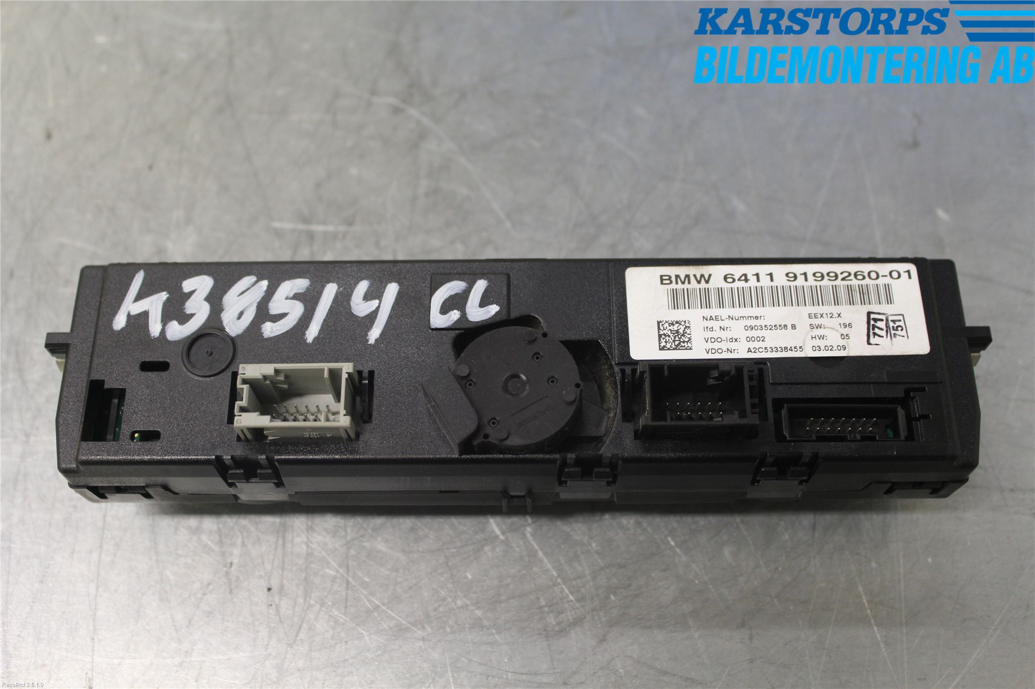 BMW 1 E87/81 5D/3D 03-11 Ac Styrenhet Ac Manöveren